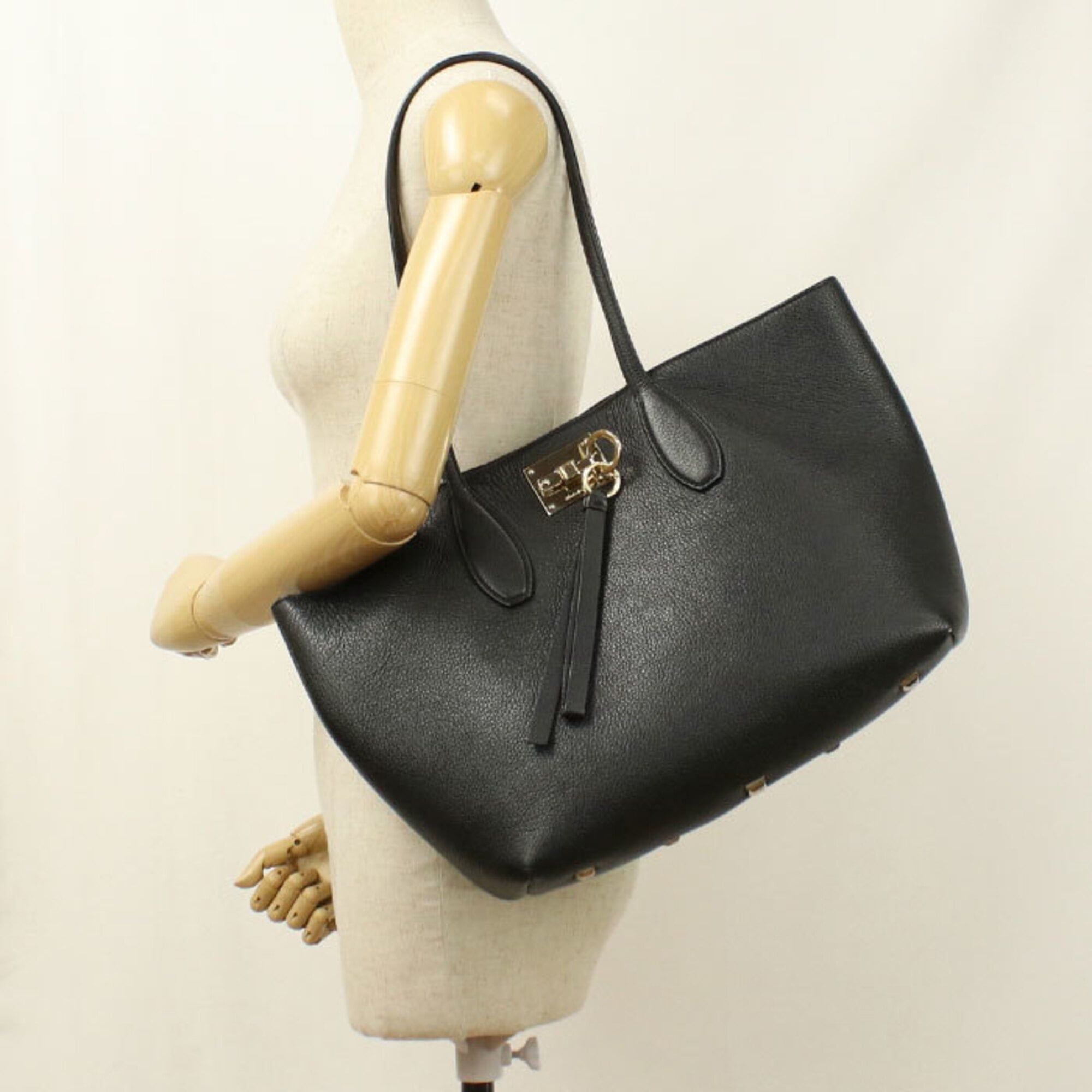 Leather Pouch Tote Bag (Pre-Owned) - Salvatore Ferragamo - Modalova