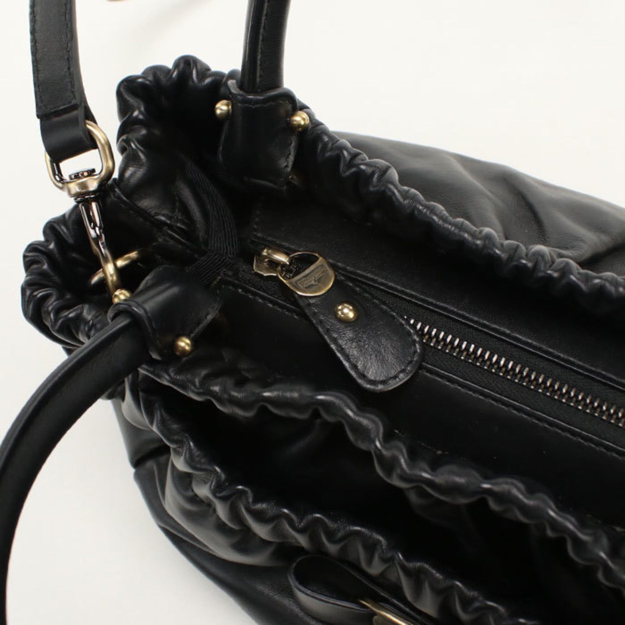 Leather Handbag (Pre-Owned) - Salvatore Ferragamo - Modalova