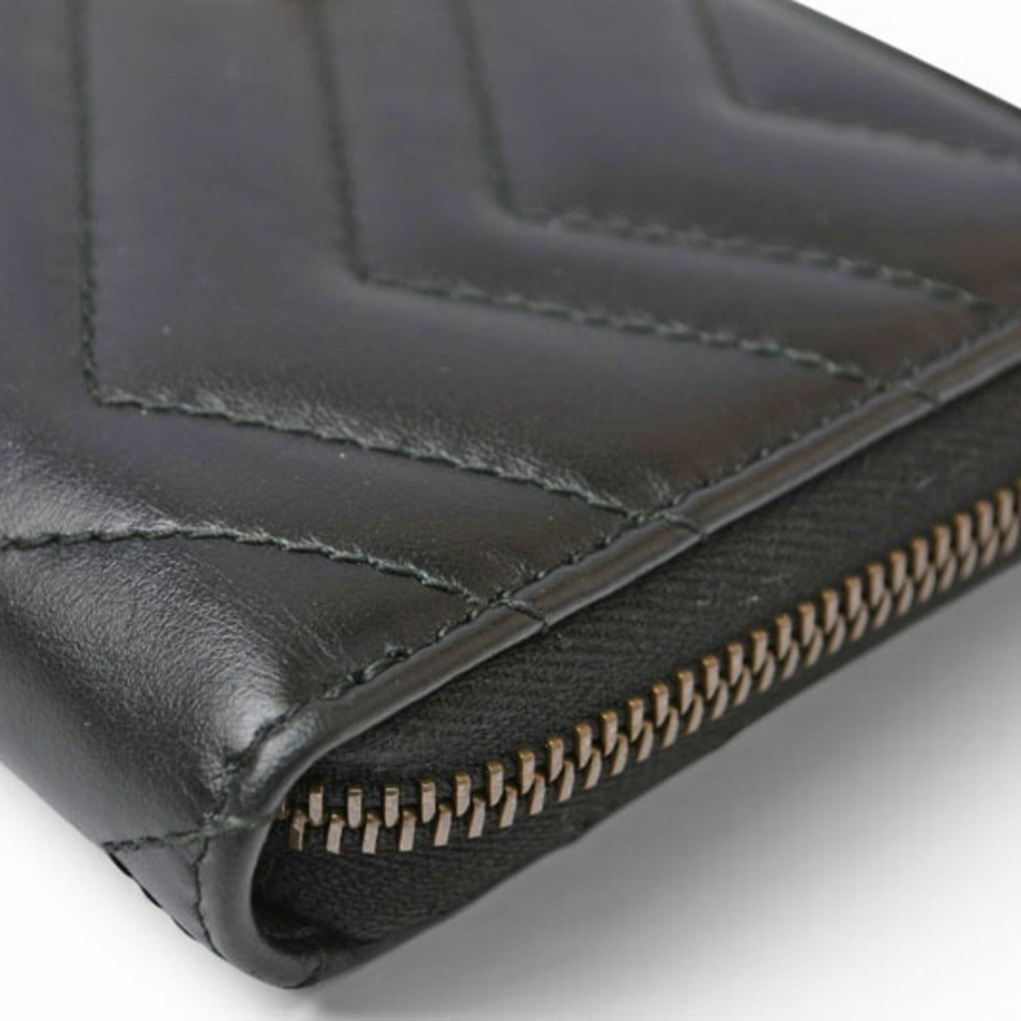 Leather Long Wallet (Bi-Fold) (Pre-Owned) - Gucci - Modalova