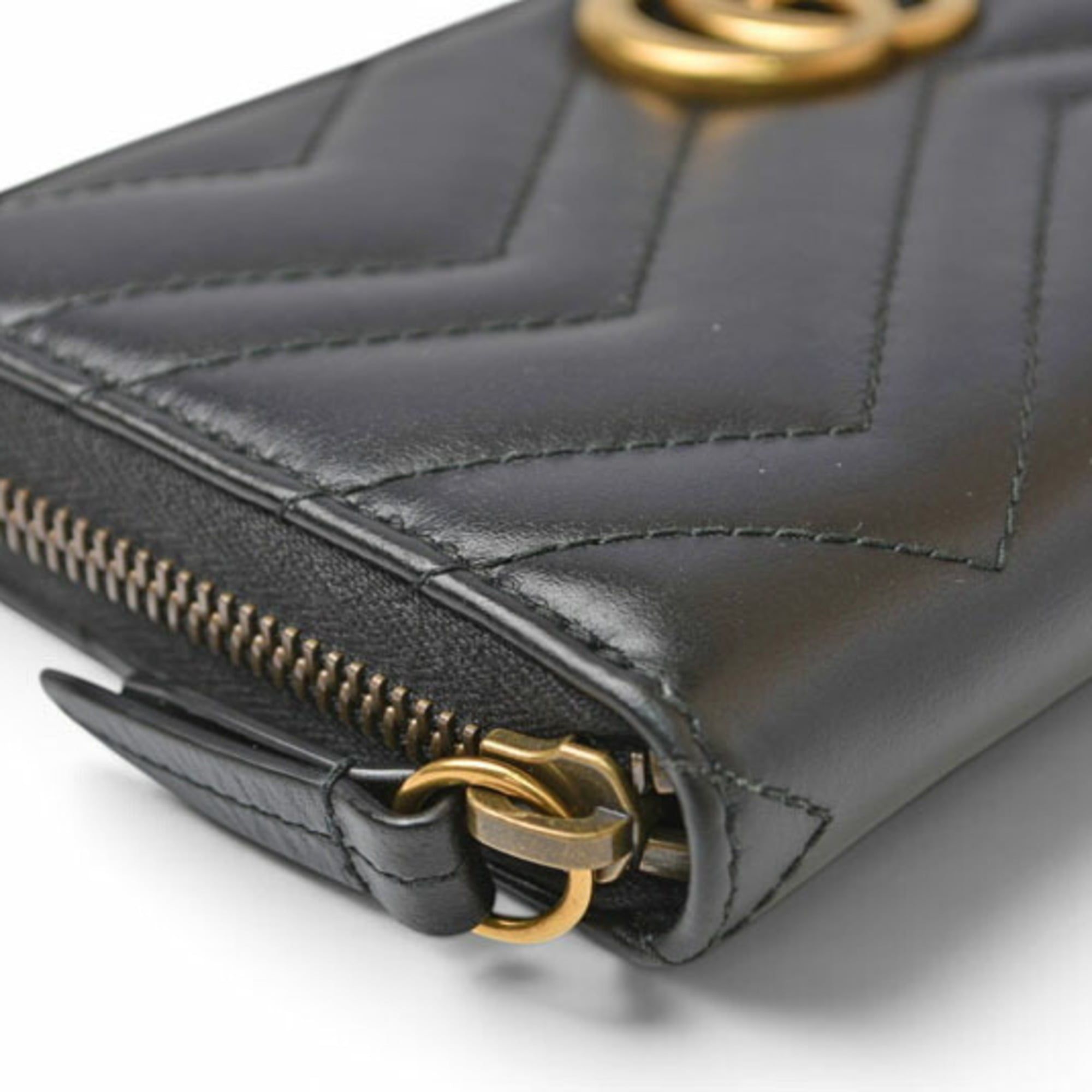 Leather Long Wallet (Bi-Fold) (Pre-Owned) - Gucci - Modalova