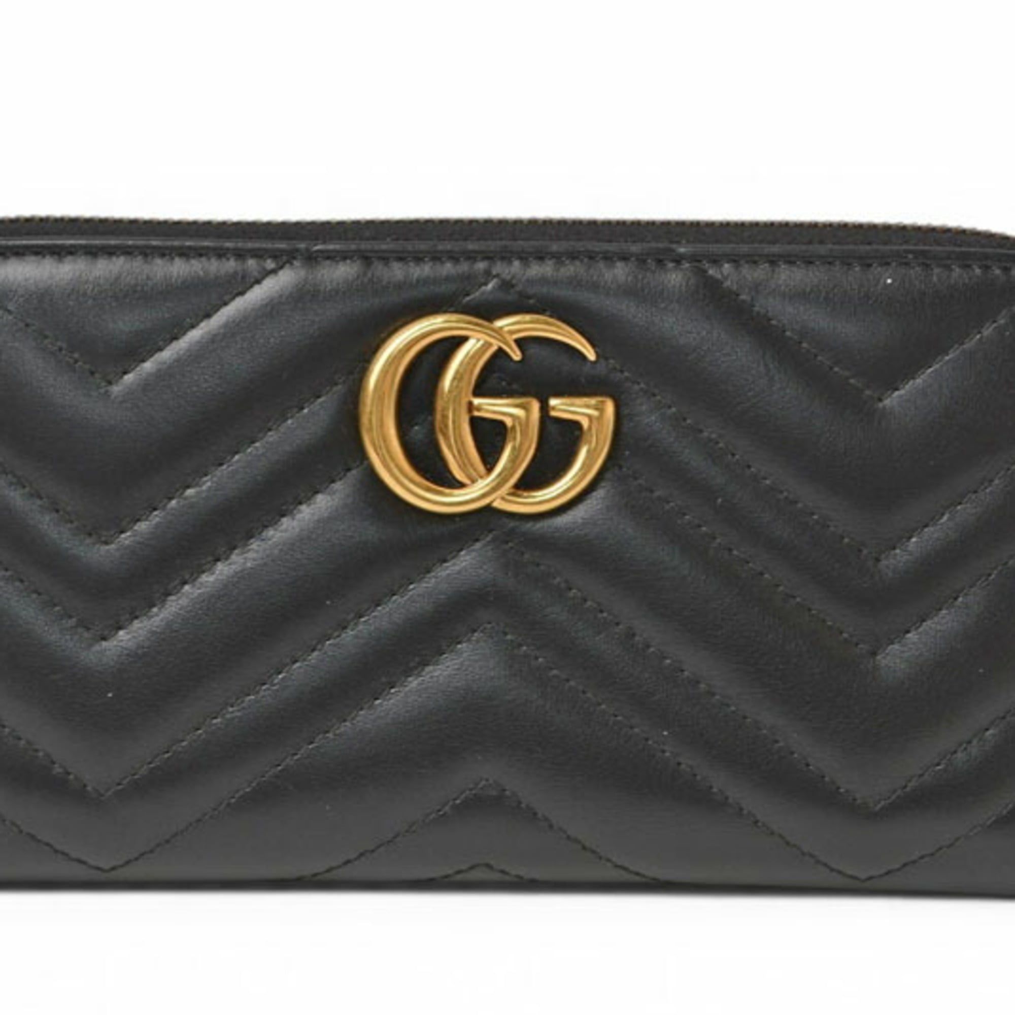 Leather Long Wallet (Bi-Fold) (Pre-Owned) - Gucci - Modalova