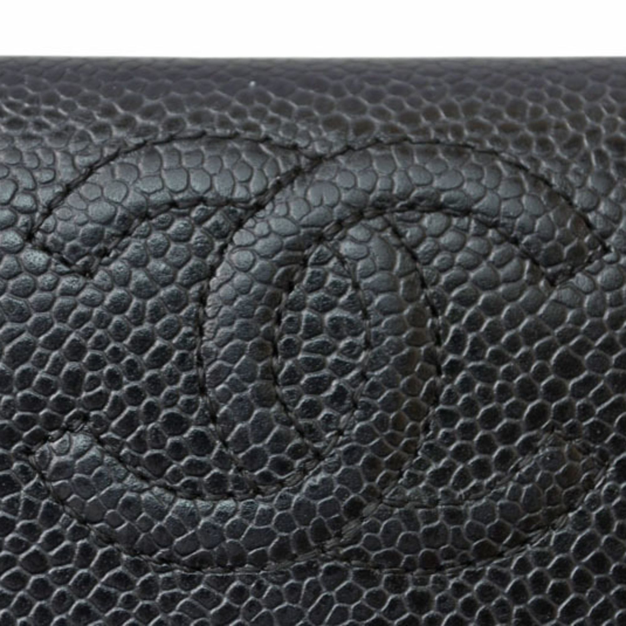 Leather Long Wallet (Bi-Fold) (Pre-Owned) - Chanel - Modalova