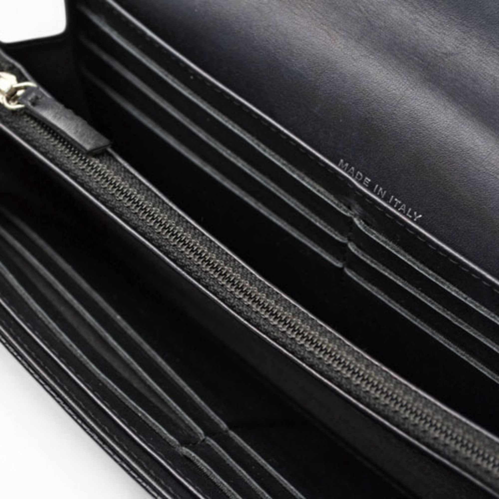Leather Long Wallet (Bi-Fold) (Pre-Owned) - Chanel - Modalova
