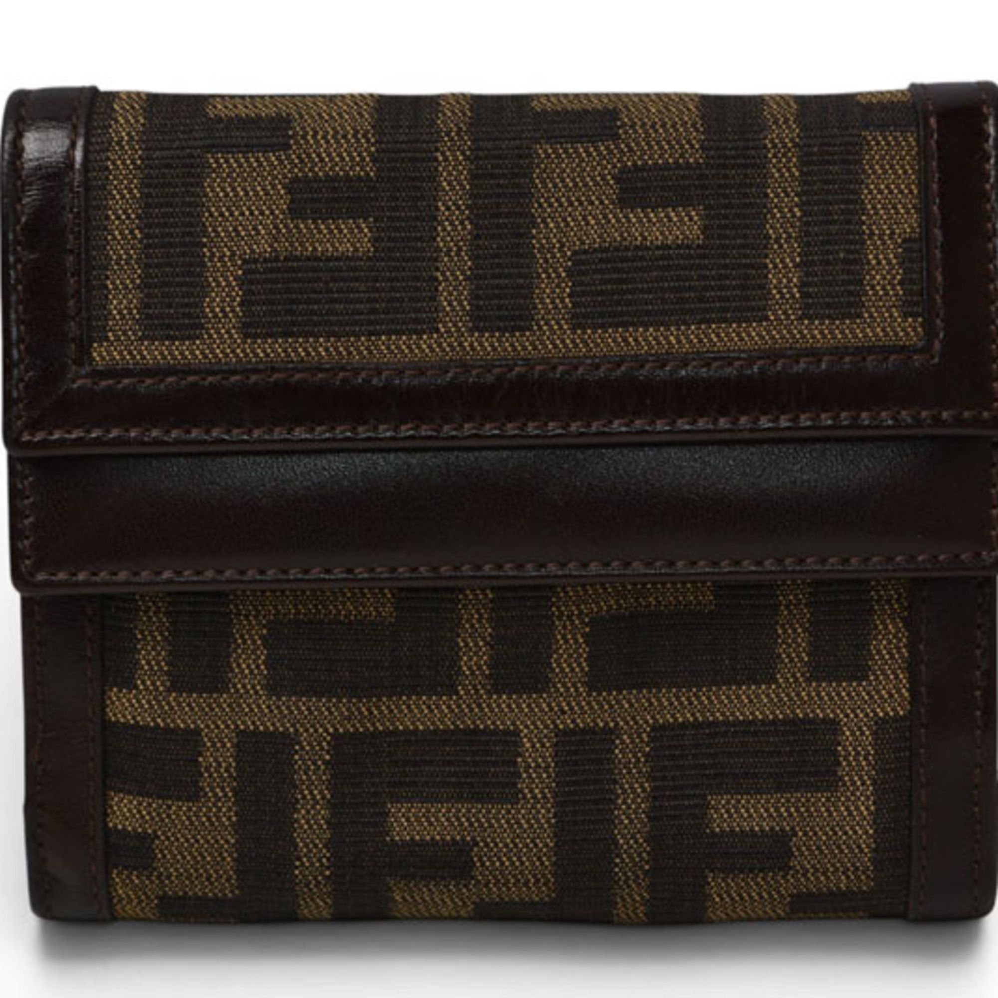 Zucca Canvas Wallet (Bi-Fold) (Pre-Owned) - Fendi - Modalova