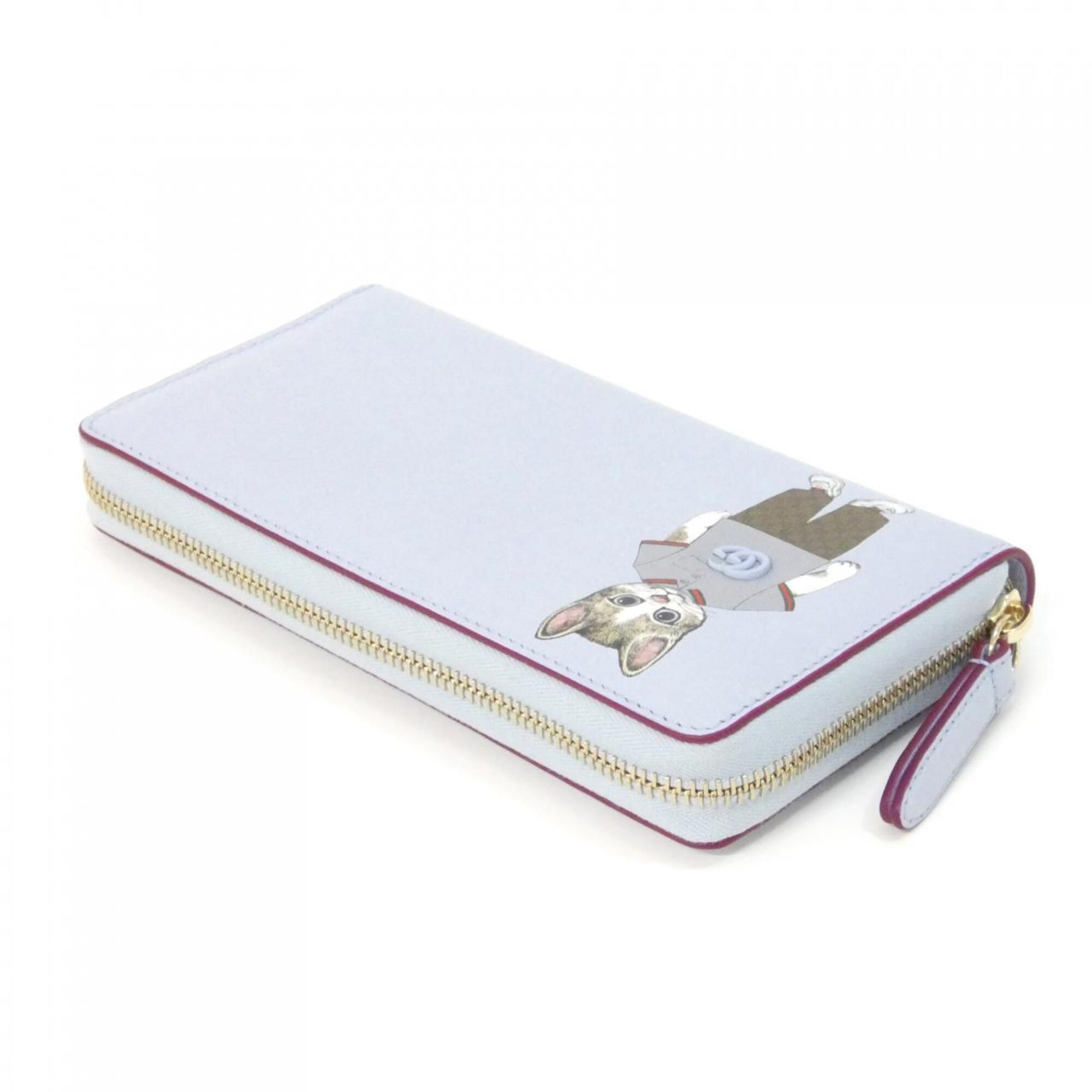 Leather Long Wallet (Bi-Fold) (Pre-Owned) - Gucci - Modalova