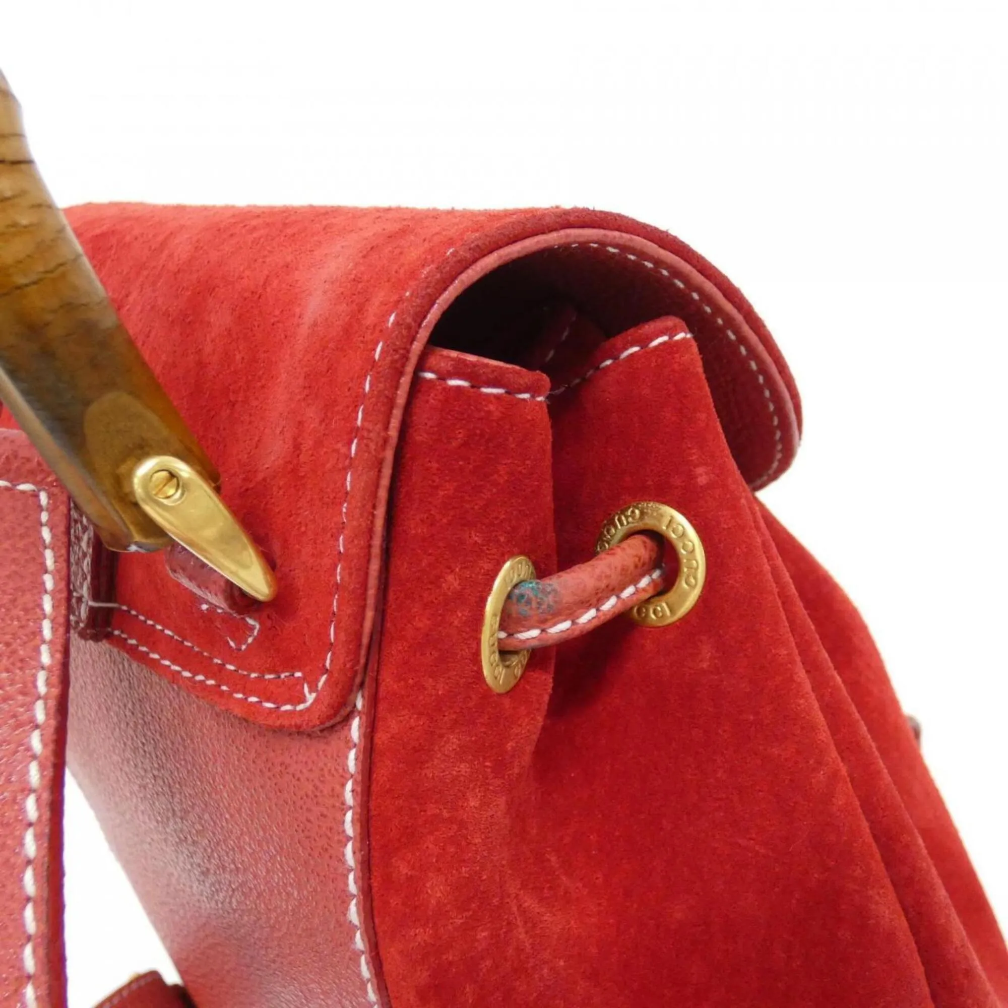 Suede Leather Backpack (Pre-Owned) - Gucci - Modalova