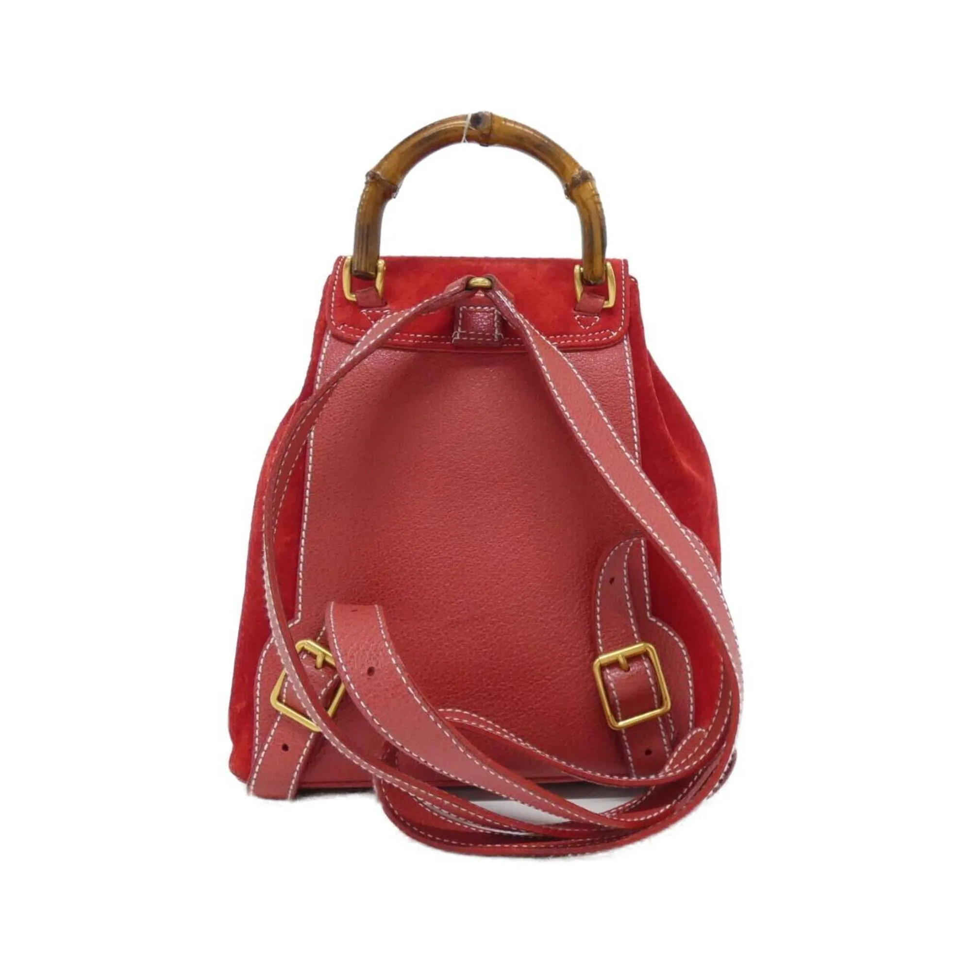 Suede Leather Backpack (Pre-Owned) - Gucci - Modalova