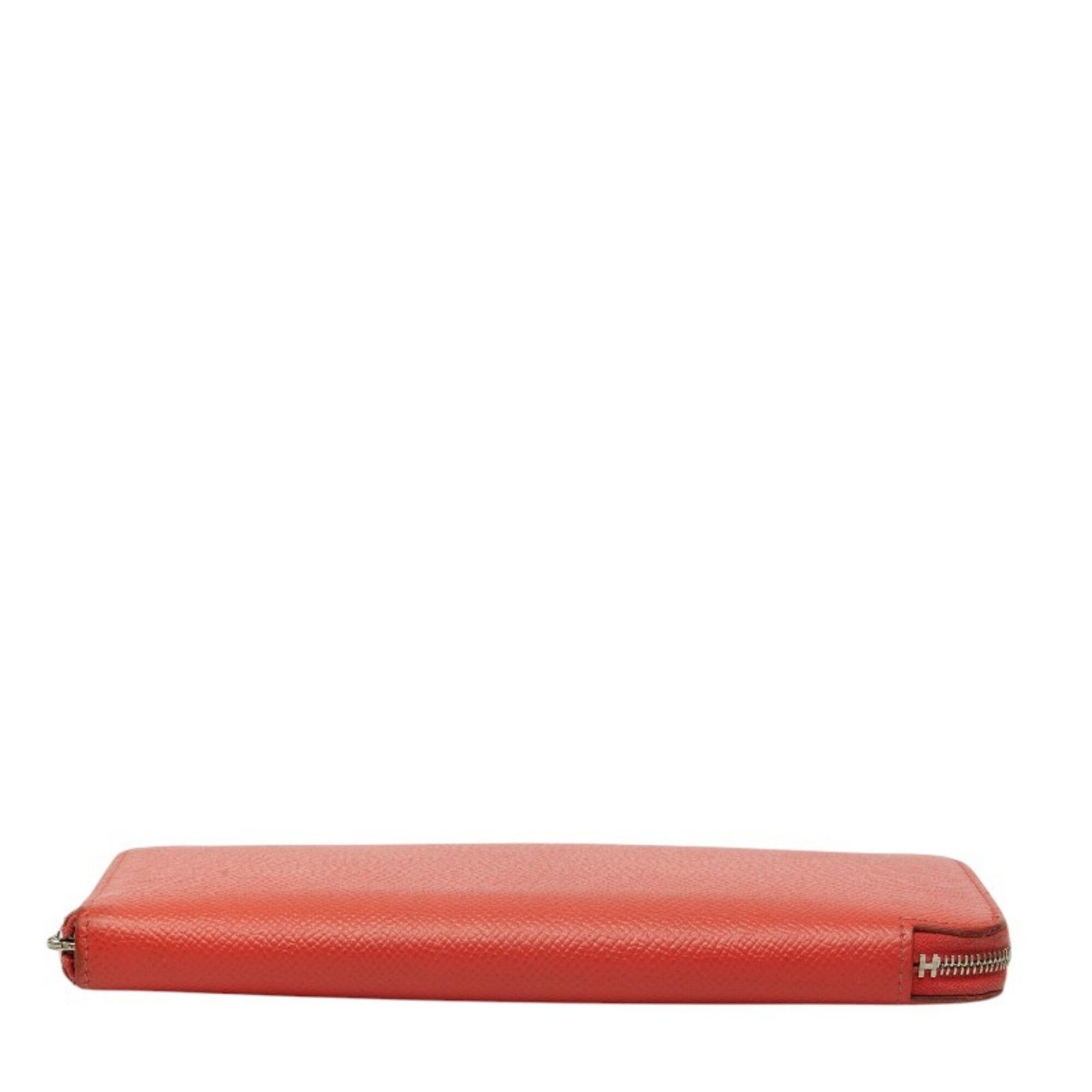 Silk'in Epsom Leather Long Wallet (Bi-Fold) (Pre-Owned) - Hermes - Modalova