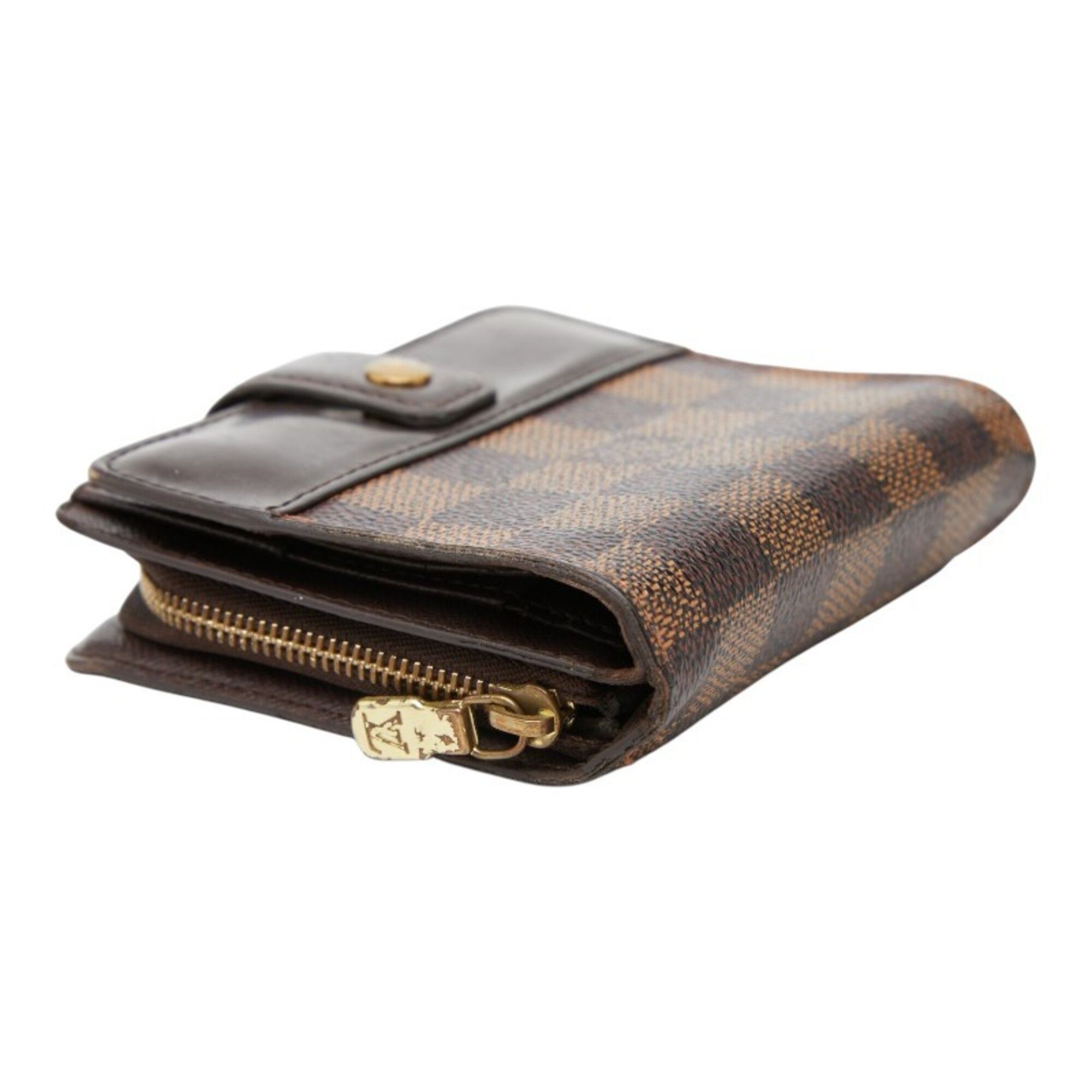 Damier Pvc Leather Wallet (Bi-Fold) (Pre-Owned) - Louis Vuitton - Modalova
