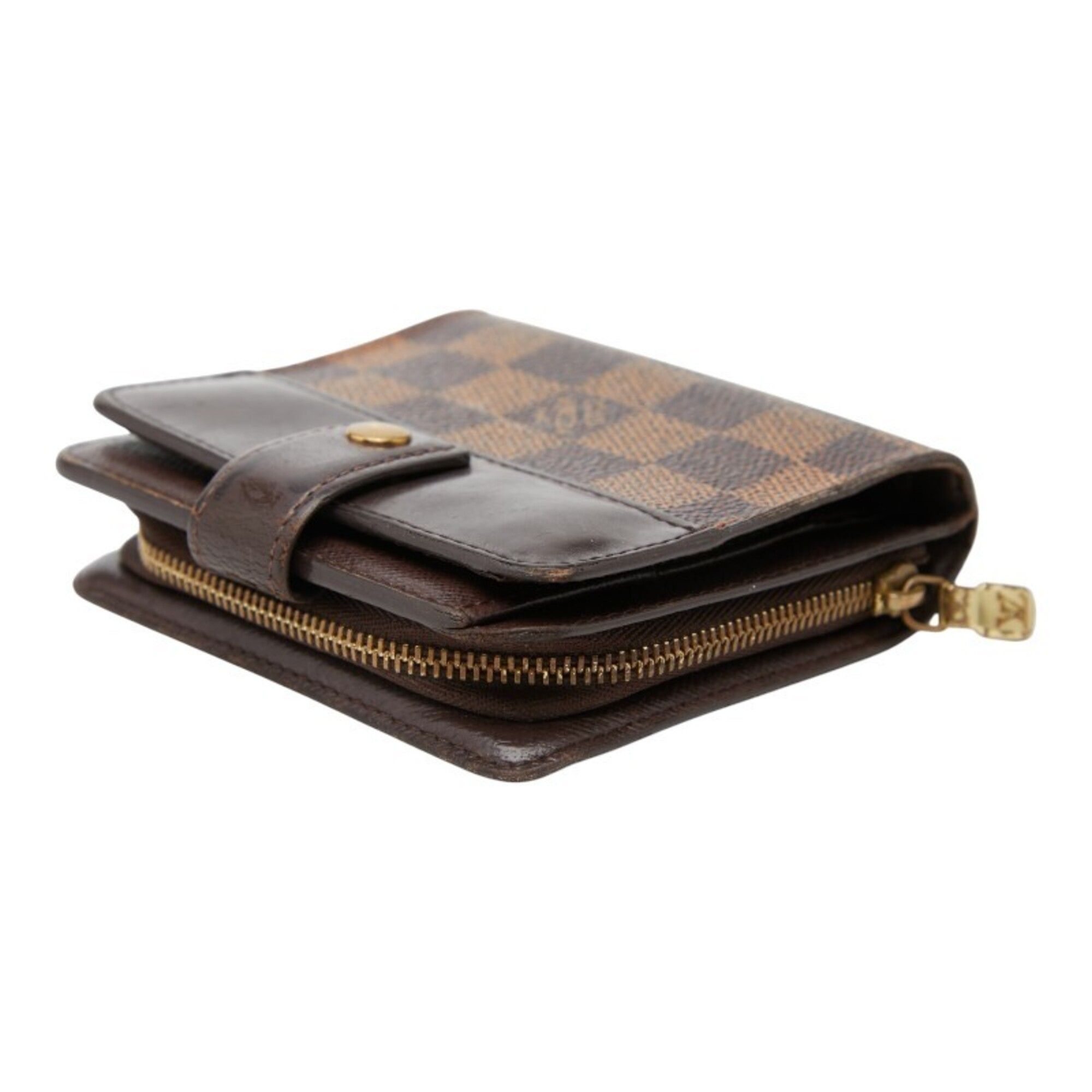Damier Pvc Leather Wallet (Bi-Fold) (Pre-Owned) - Louis Vuitton - Modalova