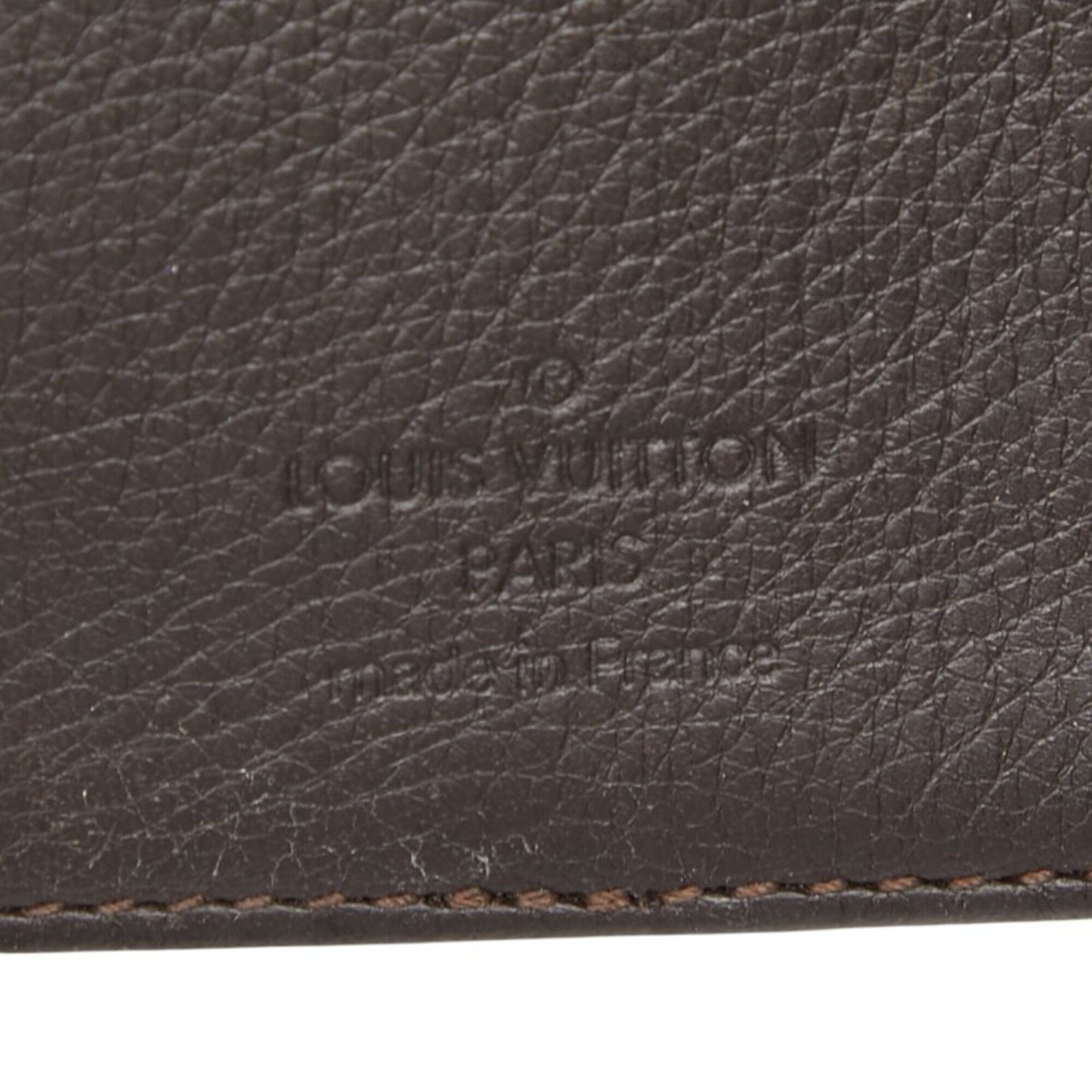 Monogram Leather Long Wallet (Tri-Fold) (Pre-Owned) - Louis Vuitton - Modalova
