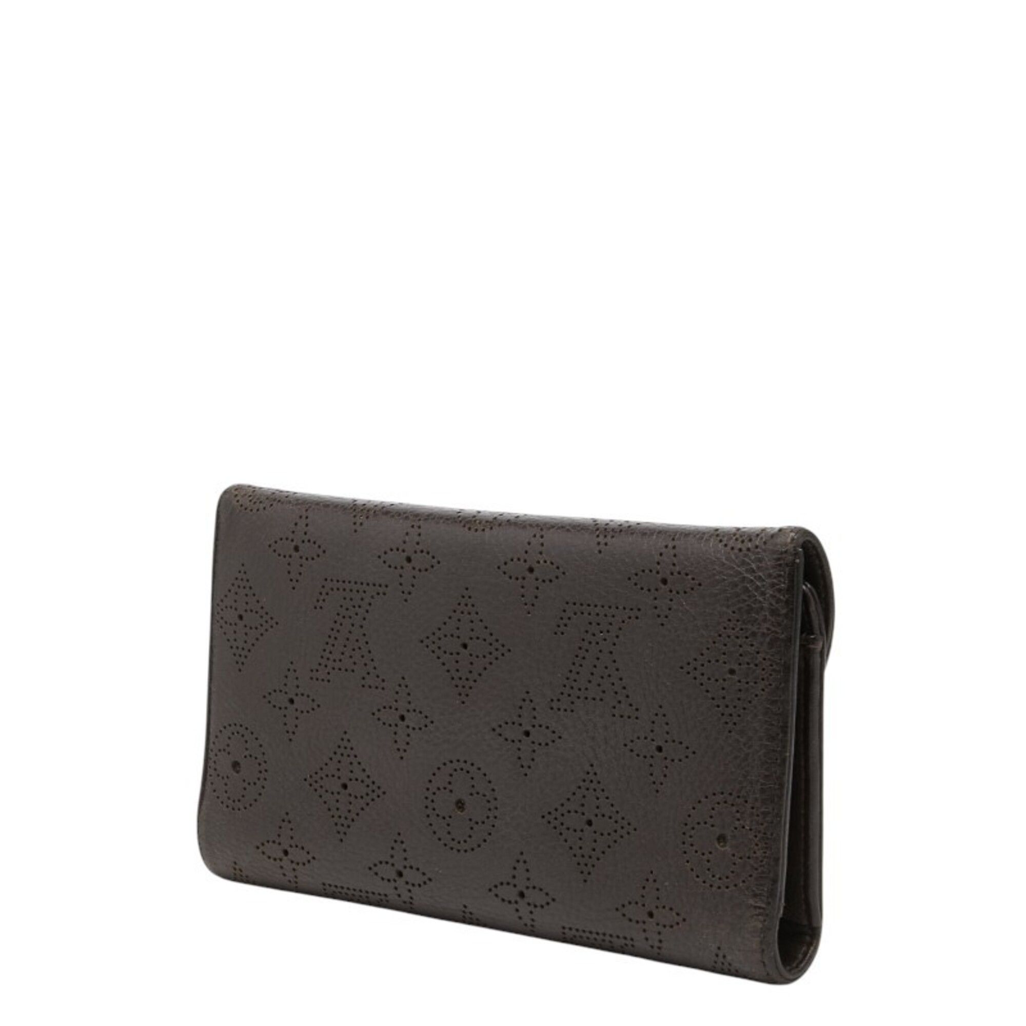 Monogram Leather Long Wallet (Tri-Fold) (Pre-Owned) - Louis Vuitton - Modalova