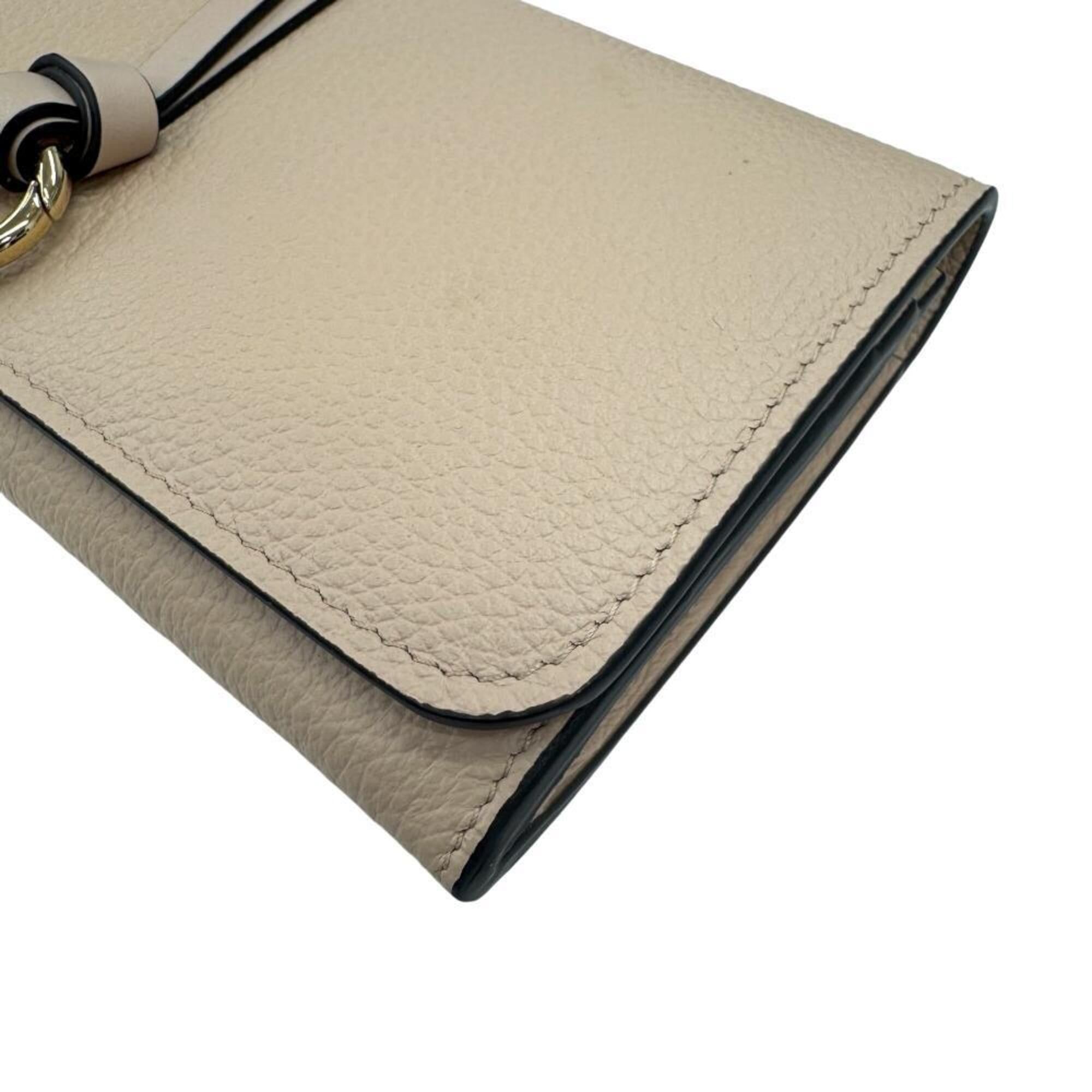 Leather Long Wallet (Bi-Fold) (Pre-Owned) - Chloé - Modalova