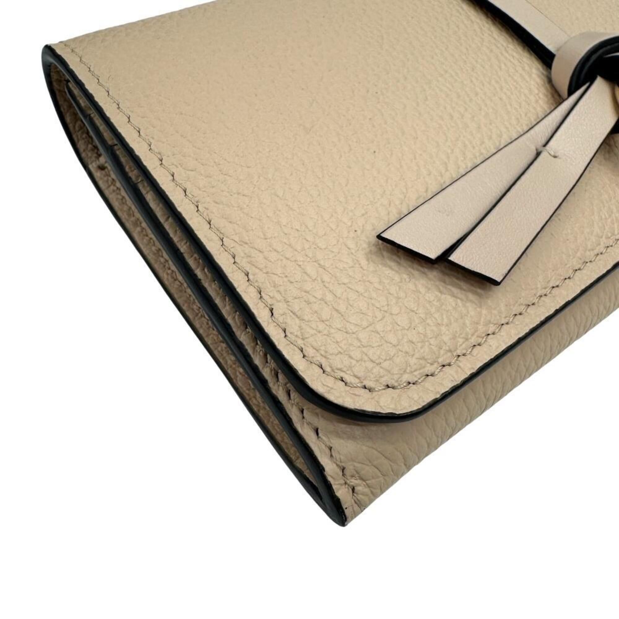 Leather Long Wallet (Bi-Fold) (Pre-Owned) - Chloé - Modalova