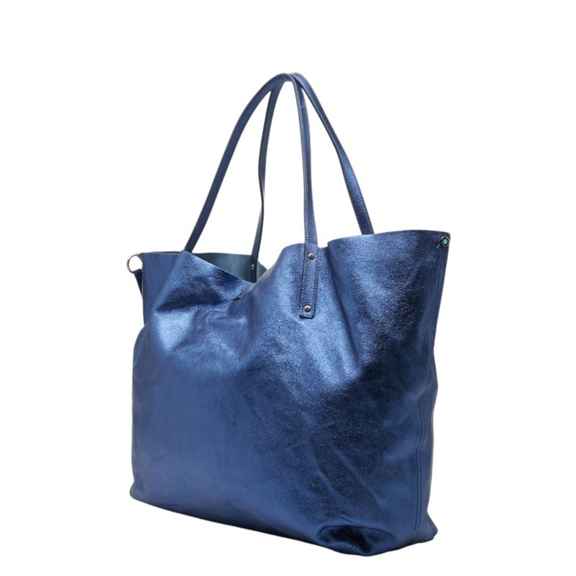 Leather Pouch Shoulder Bag Tote Bag (Pre-Owned) - Tiffany - Modalova