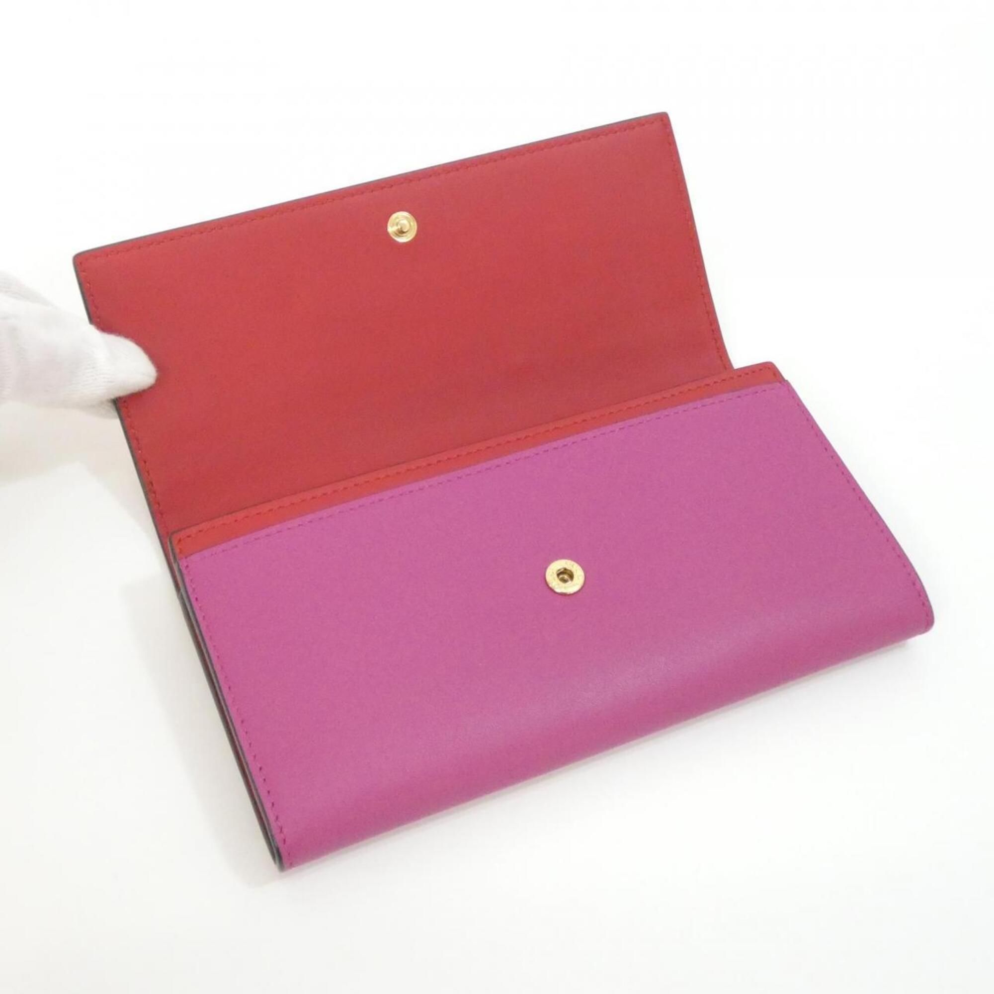 Leather Long Wallet (Bi-Fold) (Pre-Owned) - Gucci - Modalova