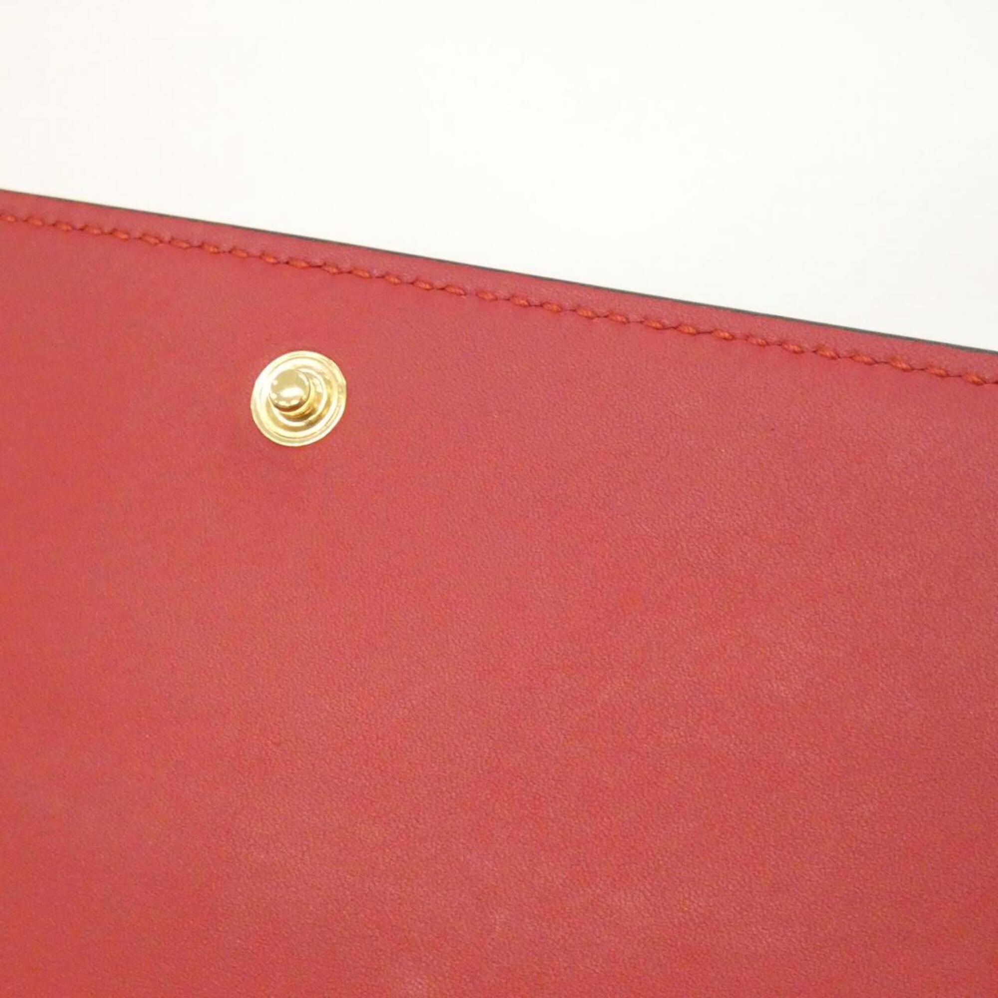 Leather Long Wallet (Bi-Fold) (Pre-Owned) - Gucci - Modalova