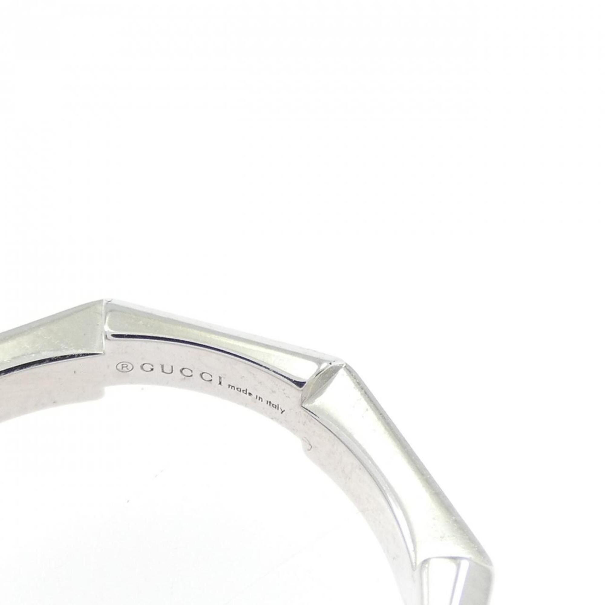 White Gold (18K) Band Ring (Pre-Owned) - Gucci - Modalova