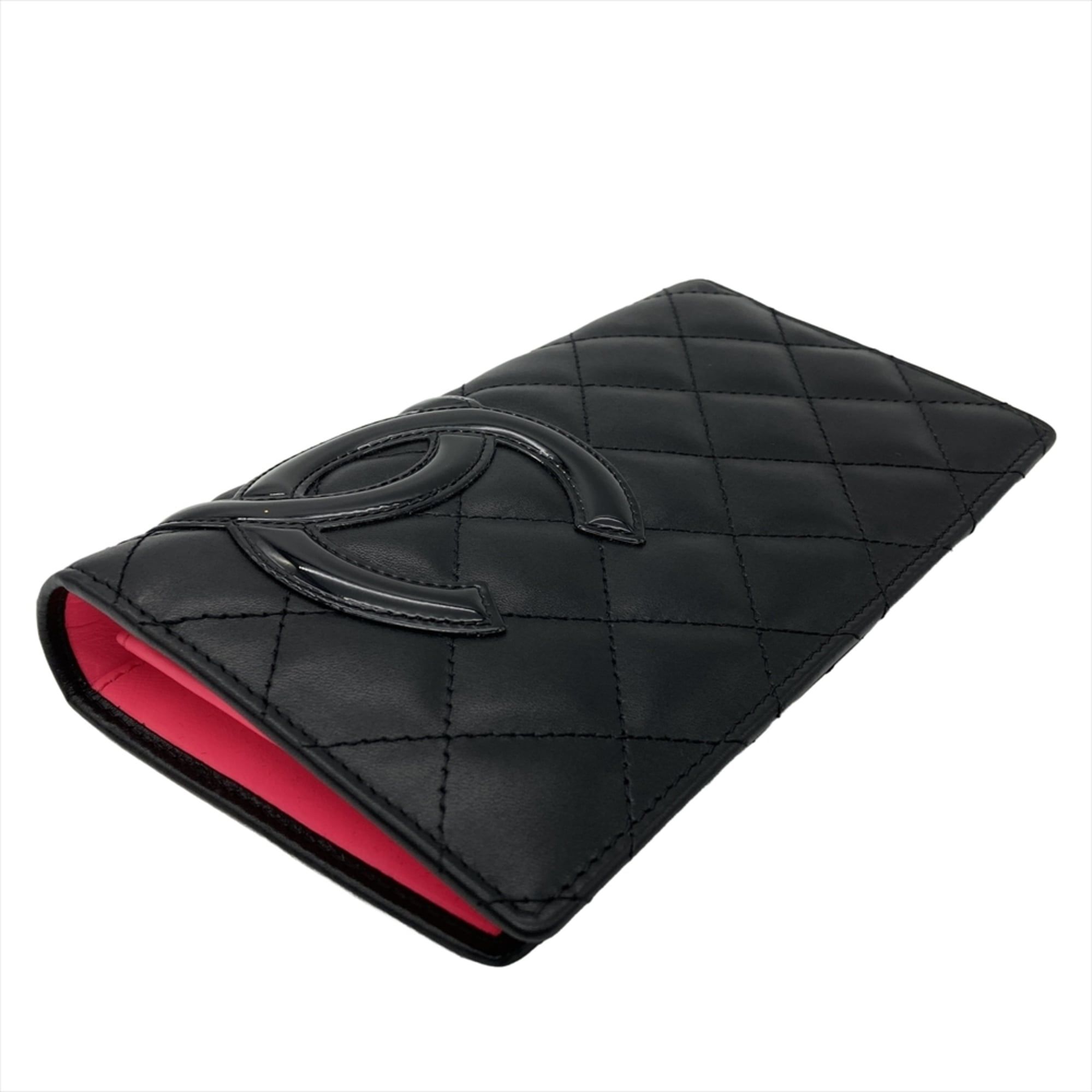 Leather Long Wallet (Bi-Fold) (Pre-Owned) - Chanel - Modalova