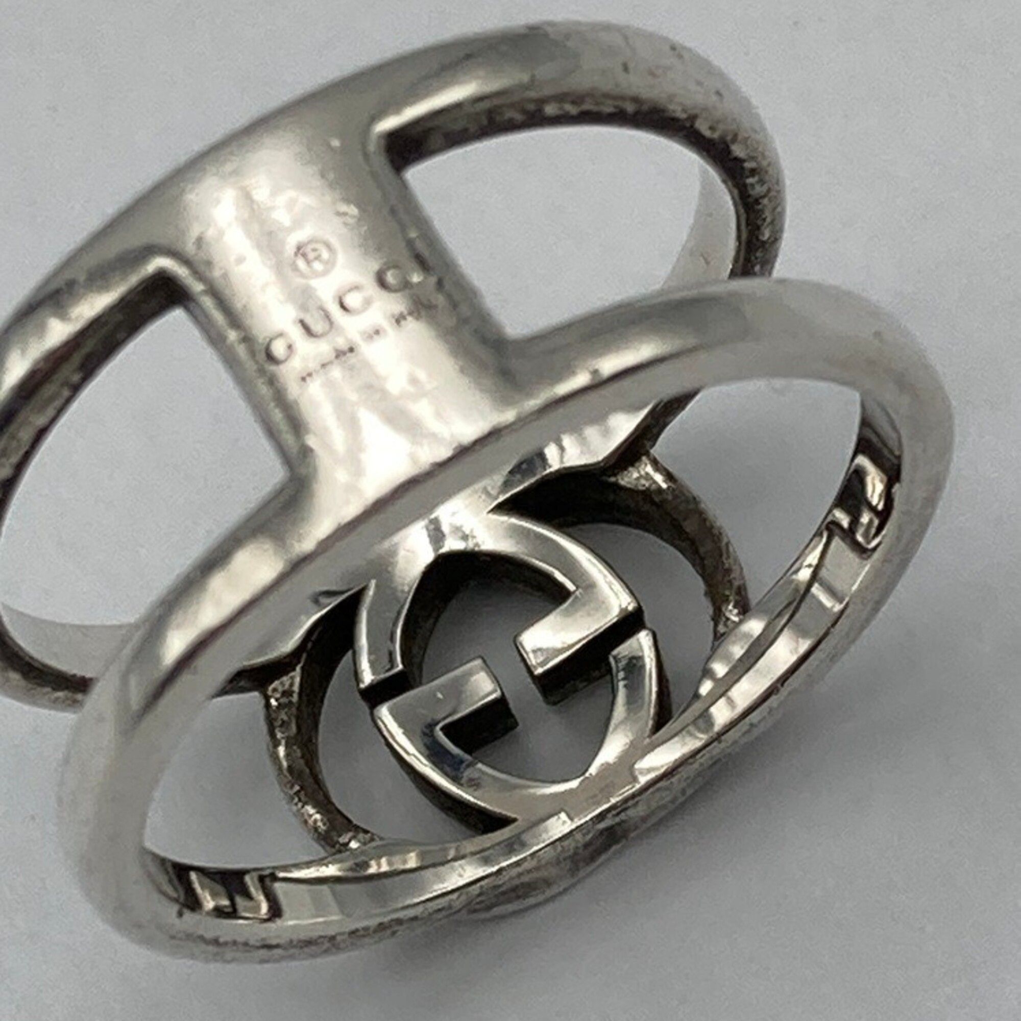 Silver 925 Band Ring (Pre-Owned) - Gucci - Modalova