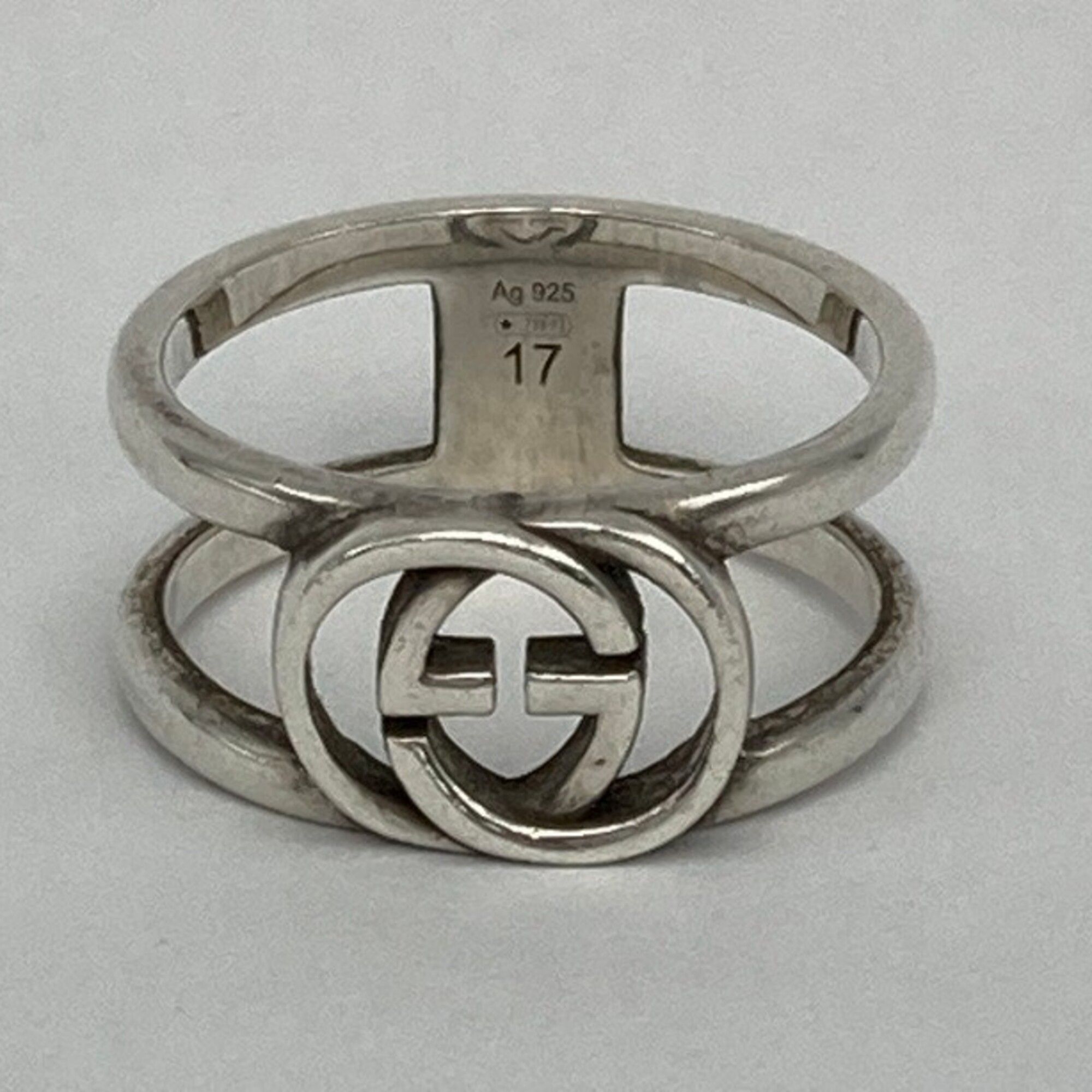 Silver 925 Band Ring (Pre-Owned) - Gucci - Modalova