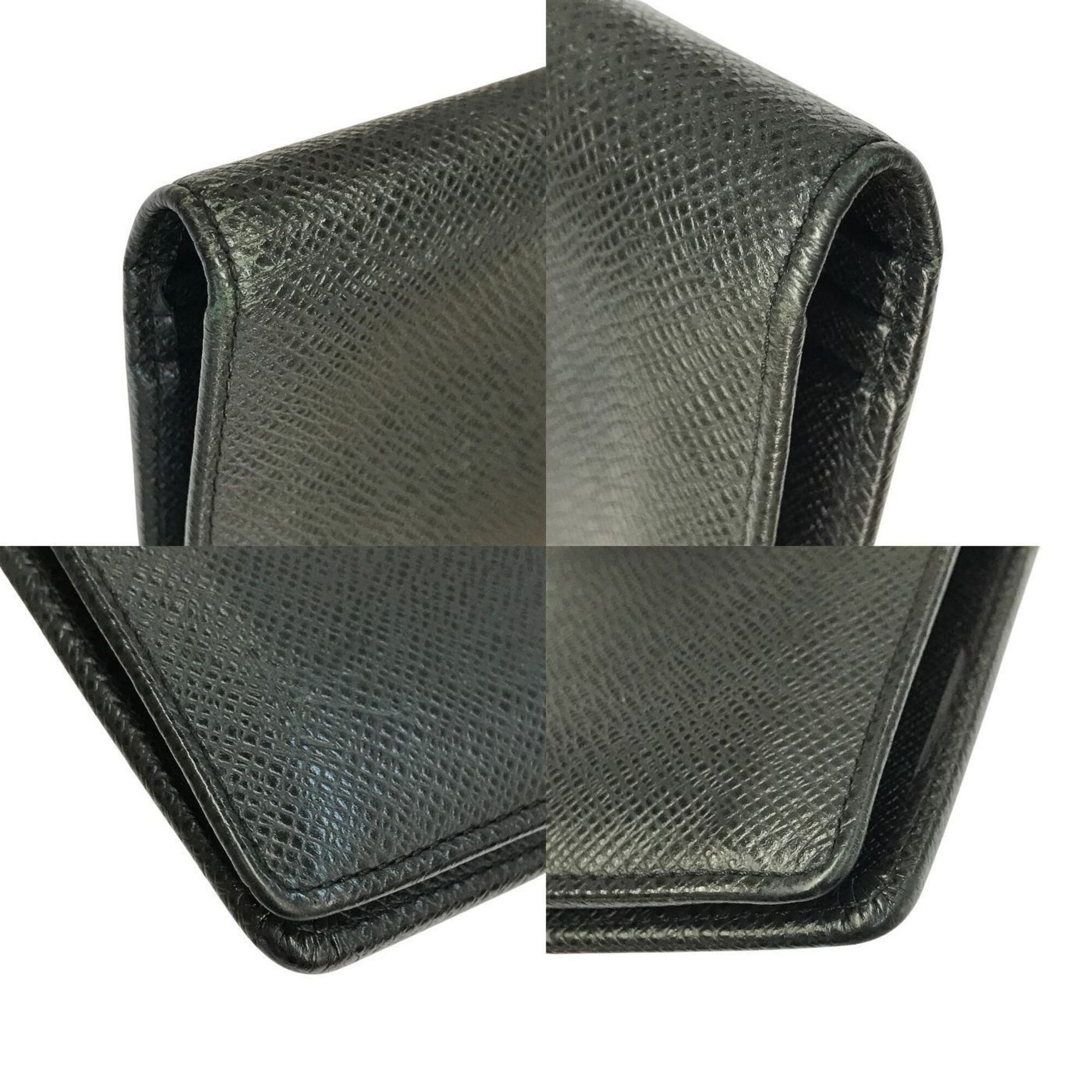 Taiga Leather Long Wallet (Bi-Fold) (Pre-Owned) - Louis Vuitton - Modalova