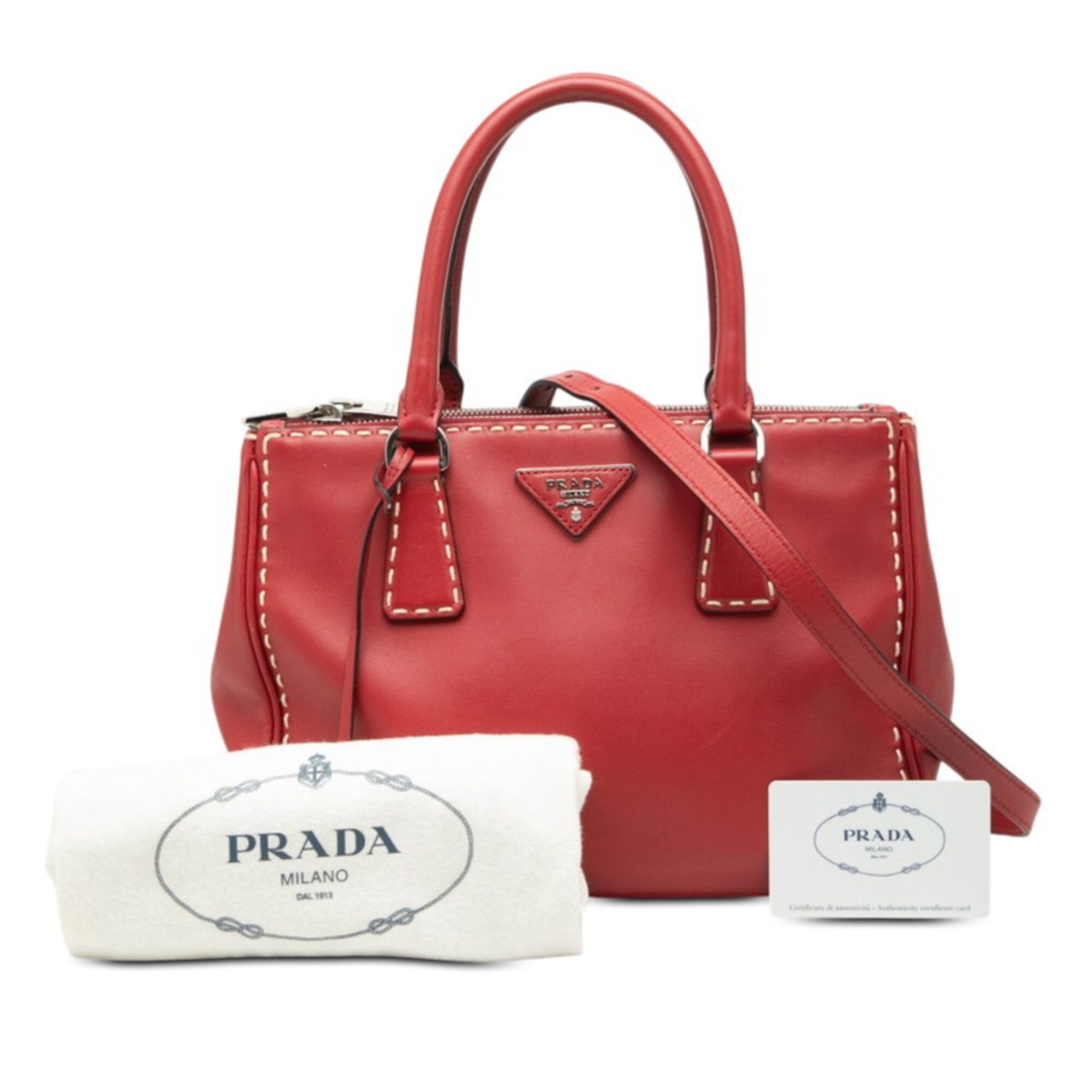 Leather Handbag Shoulder Bag (Pre-Owned) - Prada - Modalova