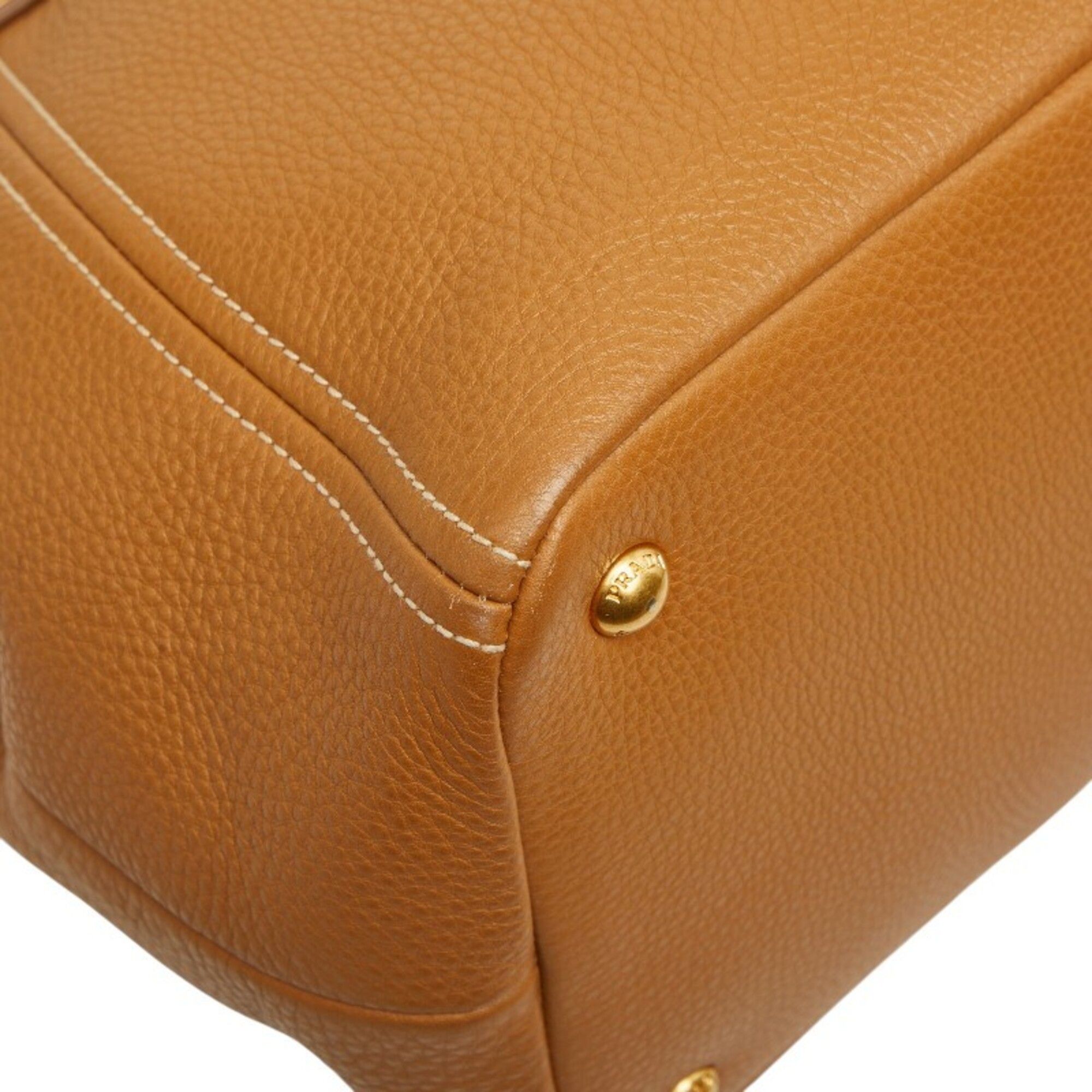 Leather Shoulder Bag Tote Bag (Pre-Owned) - Prada - Modalova