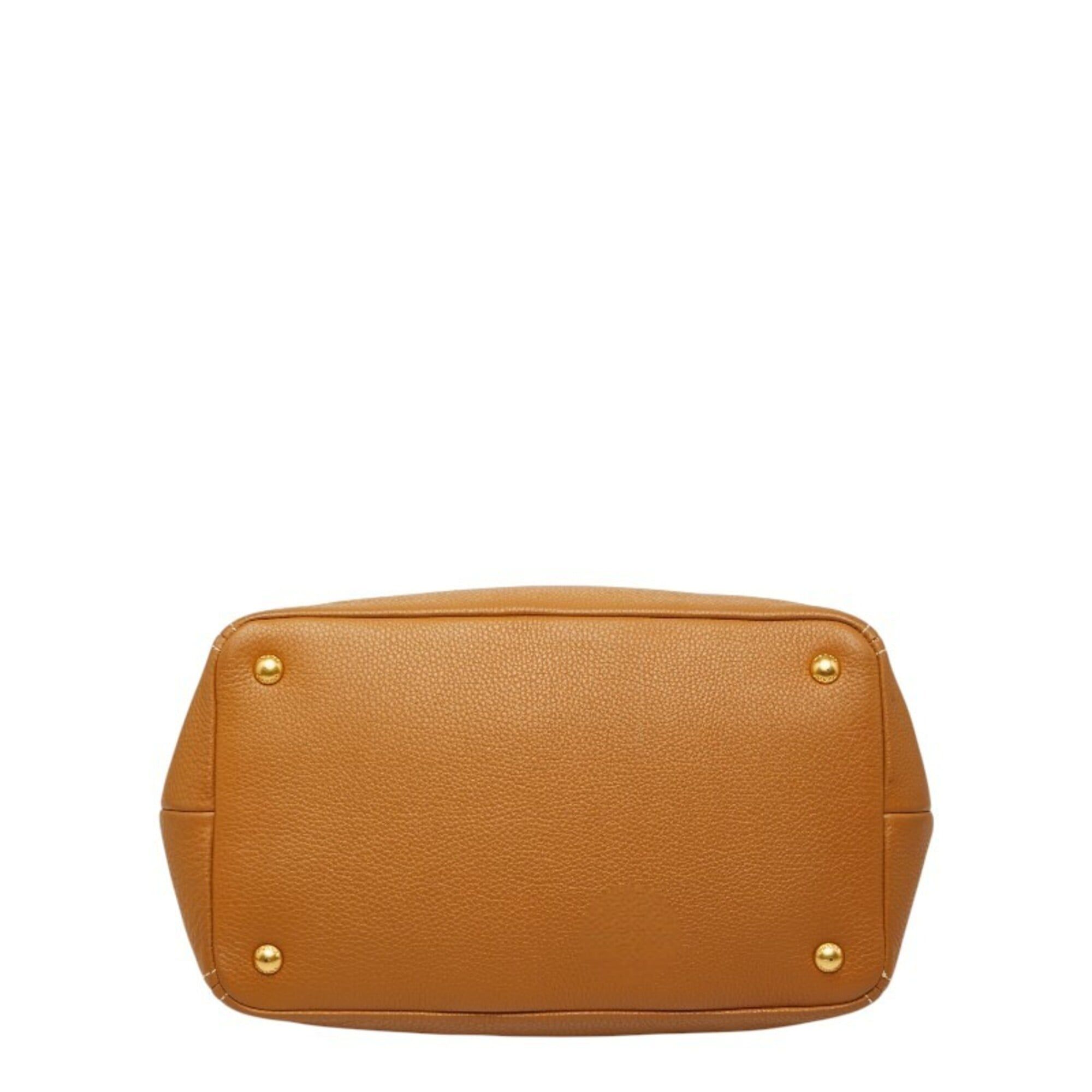 Leather Shoulder Bag Tote Bag (Pre-Owned) - Prada - Modalova