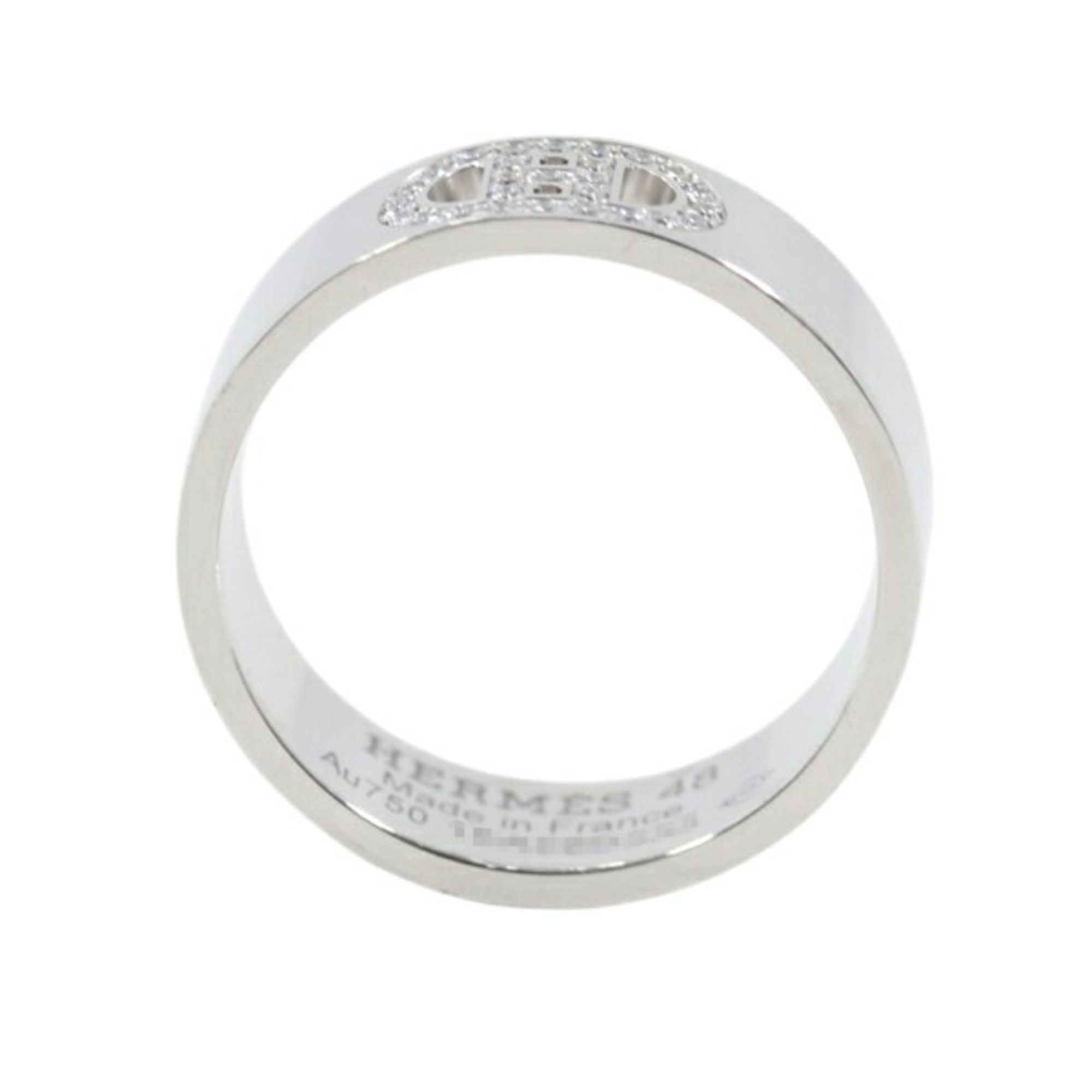 Chaine D'ancre Band Ring (Pre-Owned) - Hermes - Modalova
