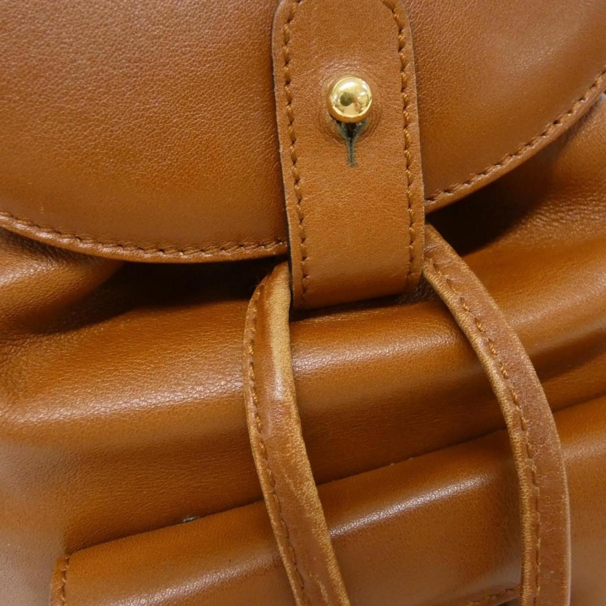 Leather Backpack (Pre-Owned) - Gucci - Modalova
