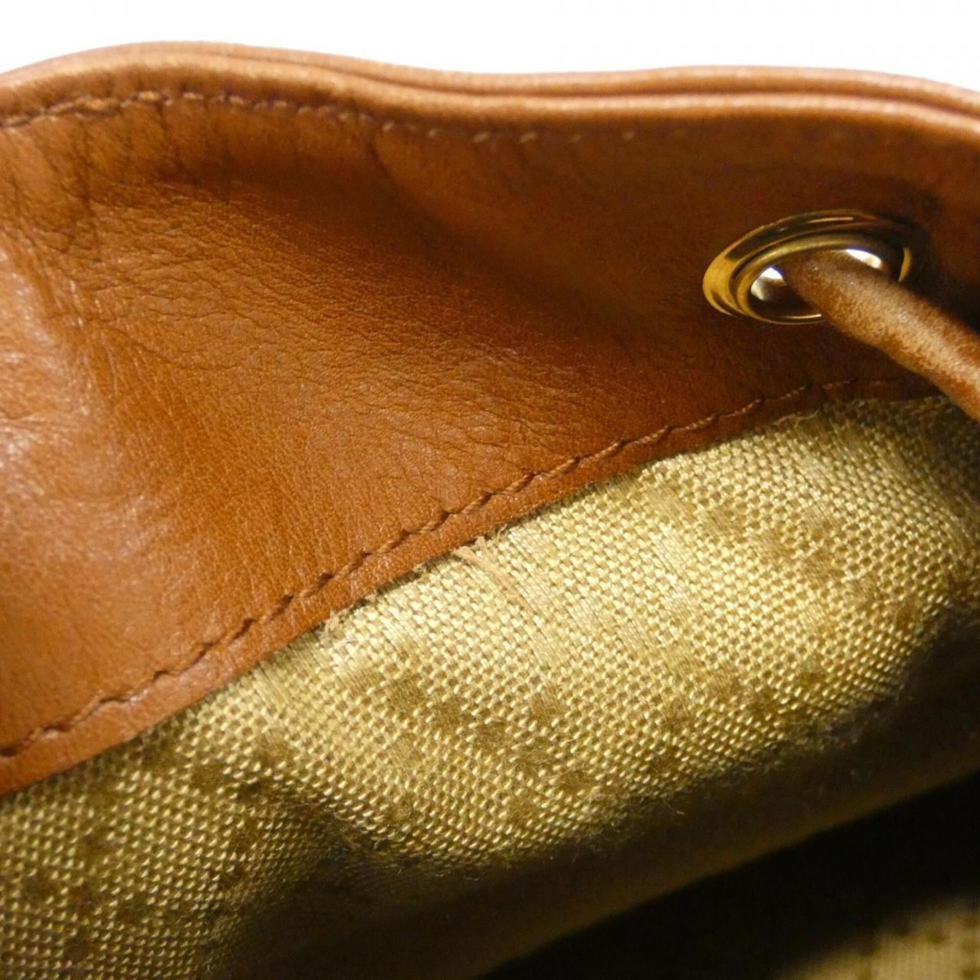 Leather Backpack (Pre-Owned) - Gucci - Modalova