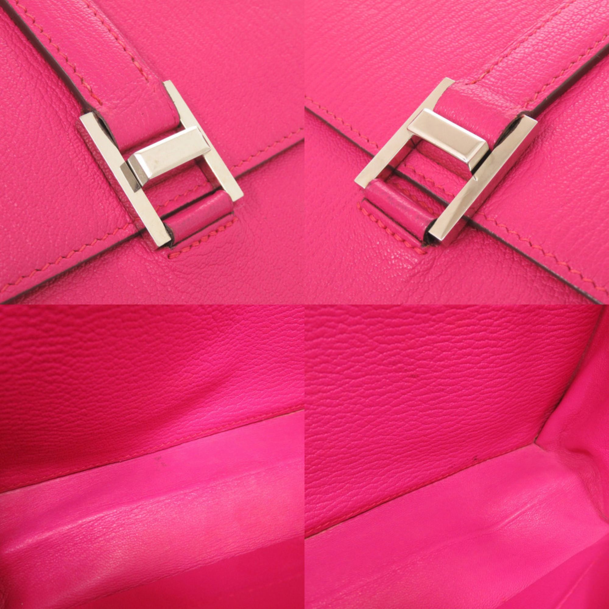 Chevre Leather Handbag (Pre-Owned) - Hermes - Modalova