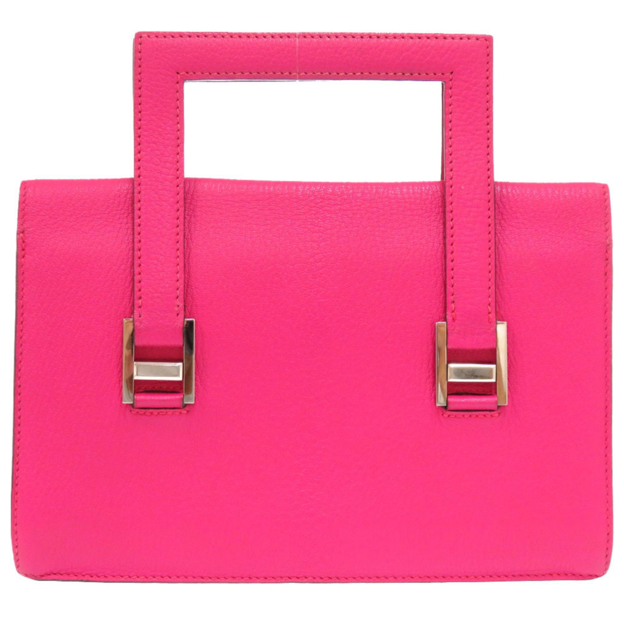 Chevre Leather Handbag (Pre-Owned) - Hermes - Modalova
