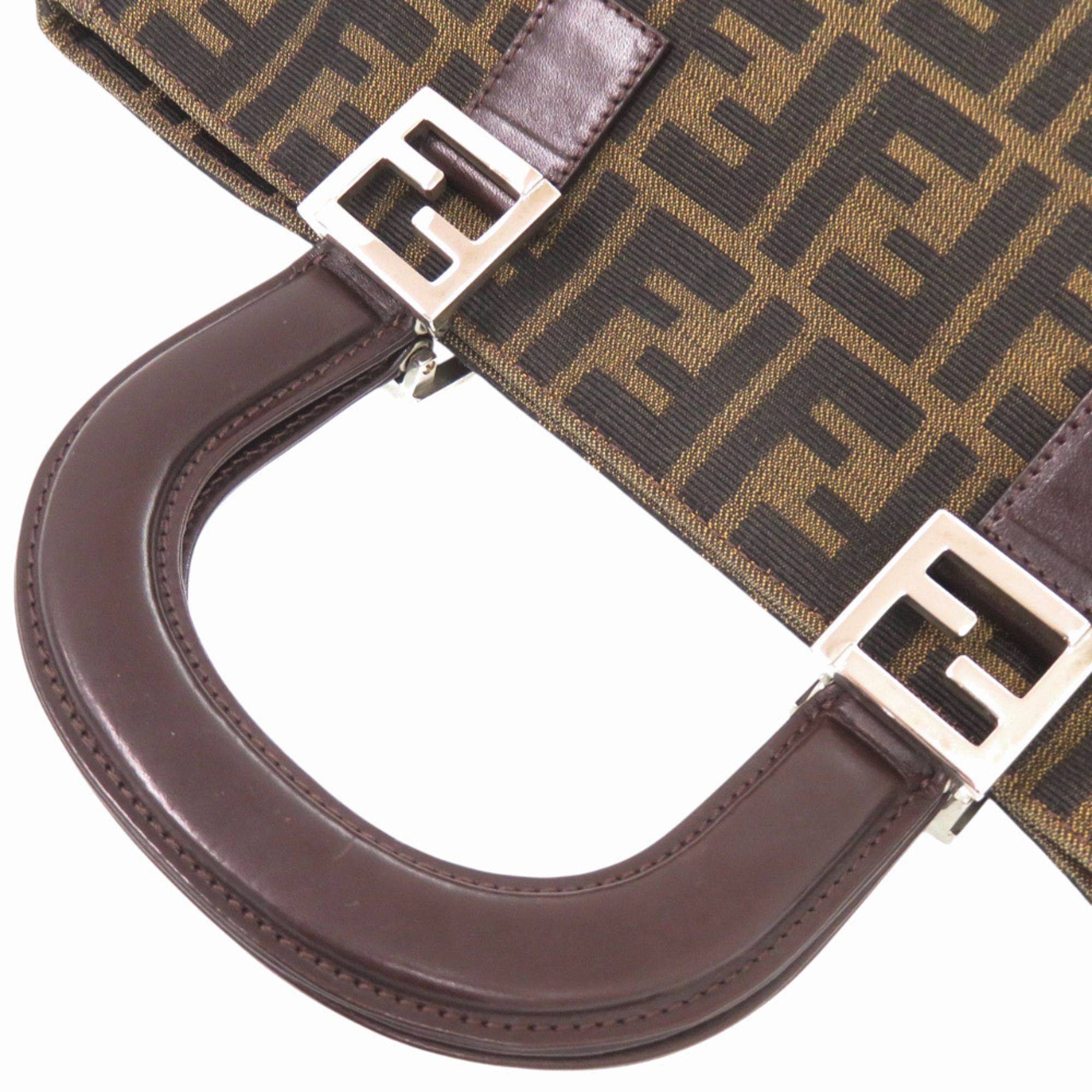 Leather Canvas Handbag (Pre-Owned) - Fendi - Modalova