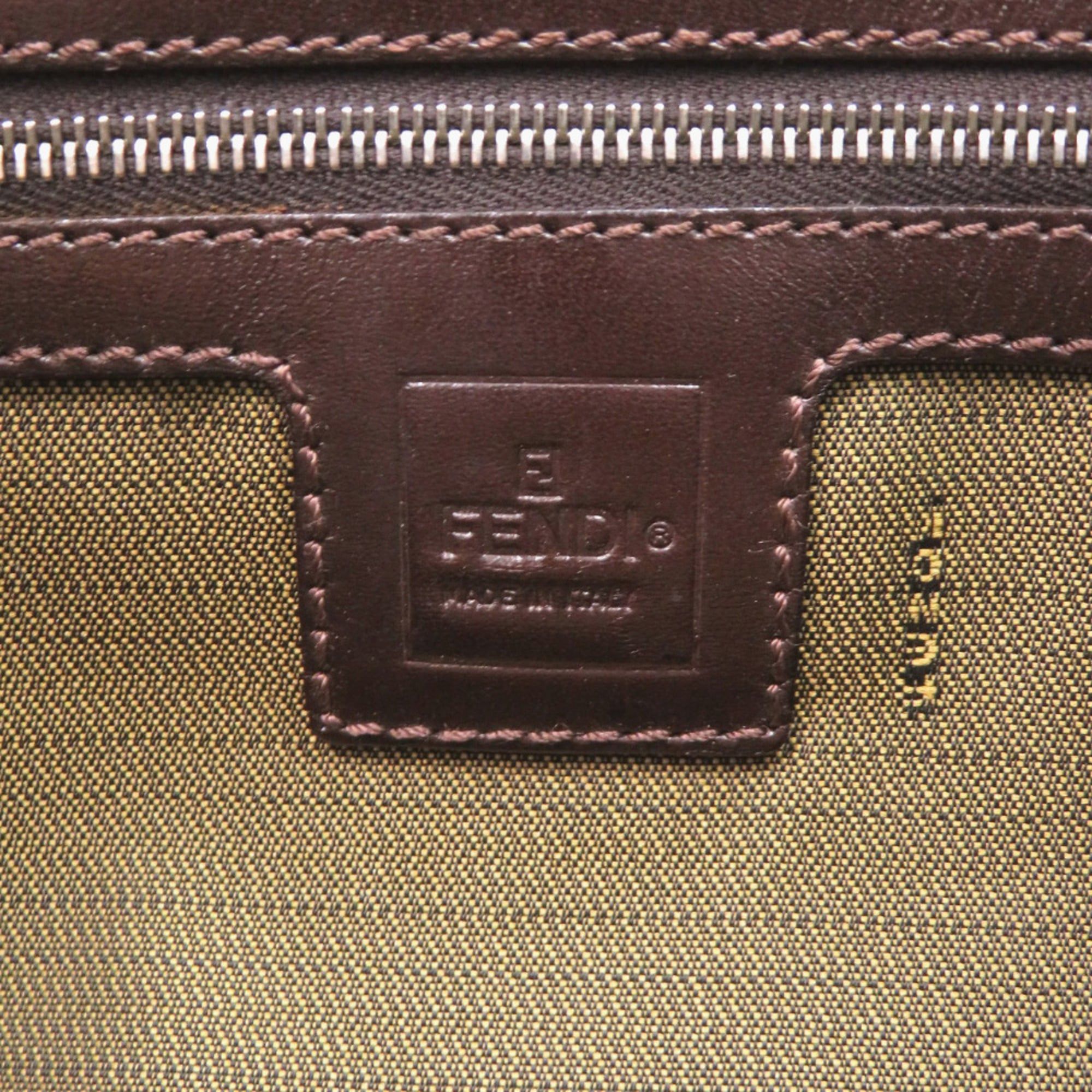 Leather Canvas Handbag (Pre-Owned) - Fendi - Modalova