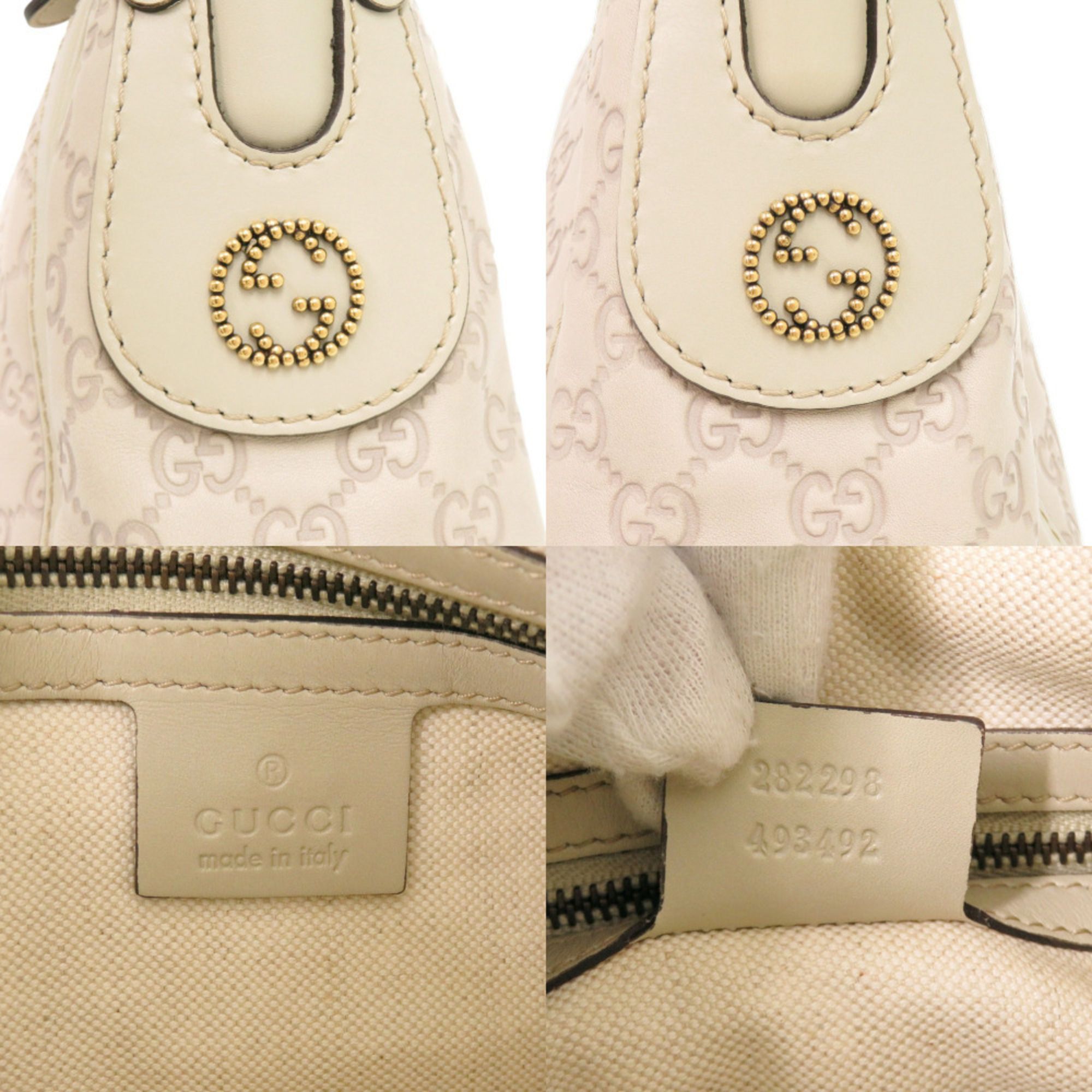 Leather Handbag (Pre-Owned) - Gucci - Modalova