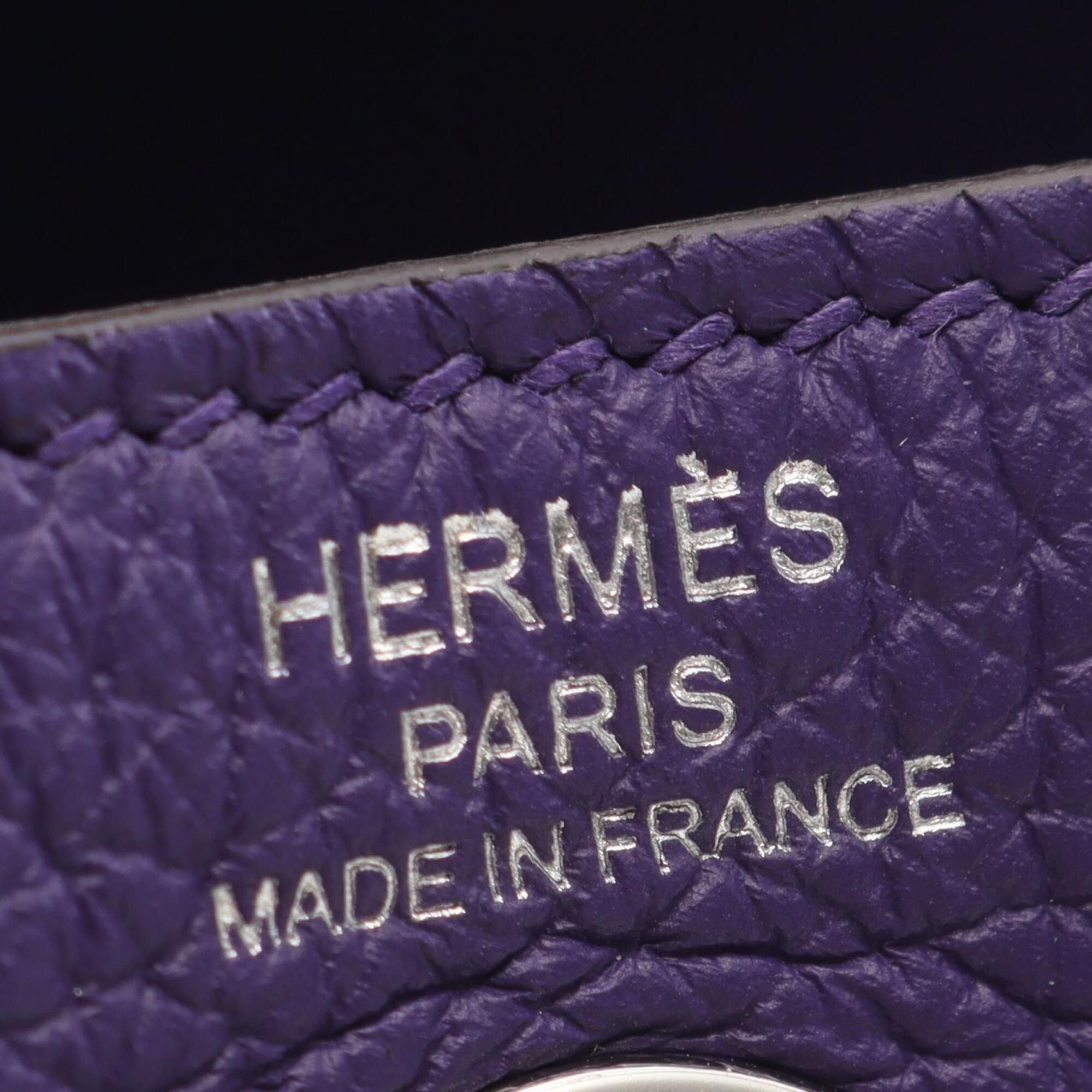 Taurillon Clemence Leather Handbag Shoulder Bag (Pre-Owned) - Hermes - Modalova