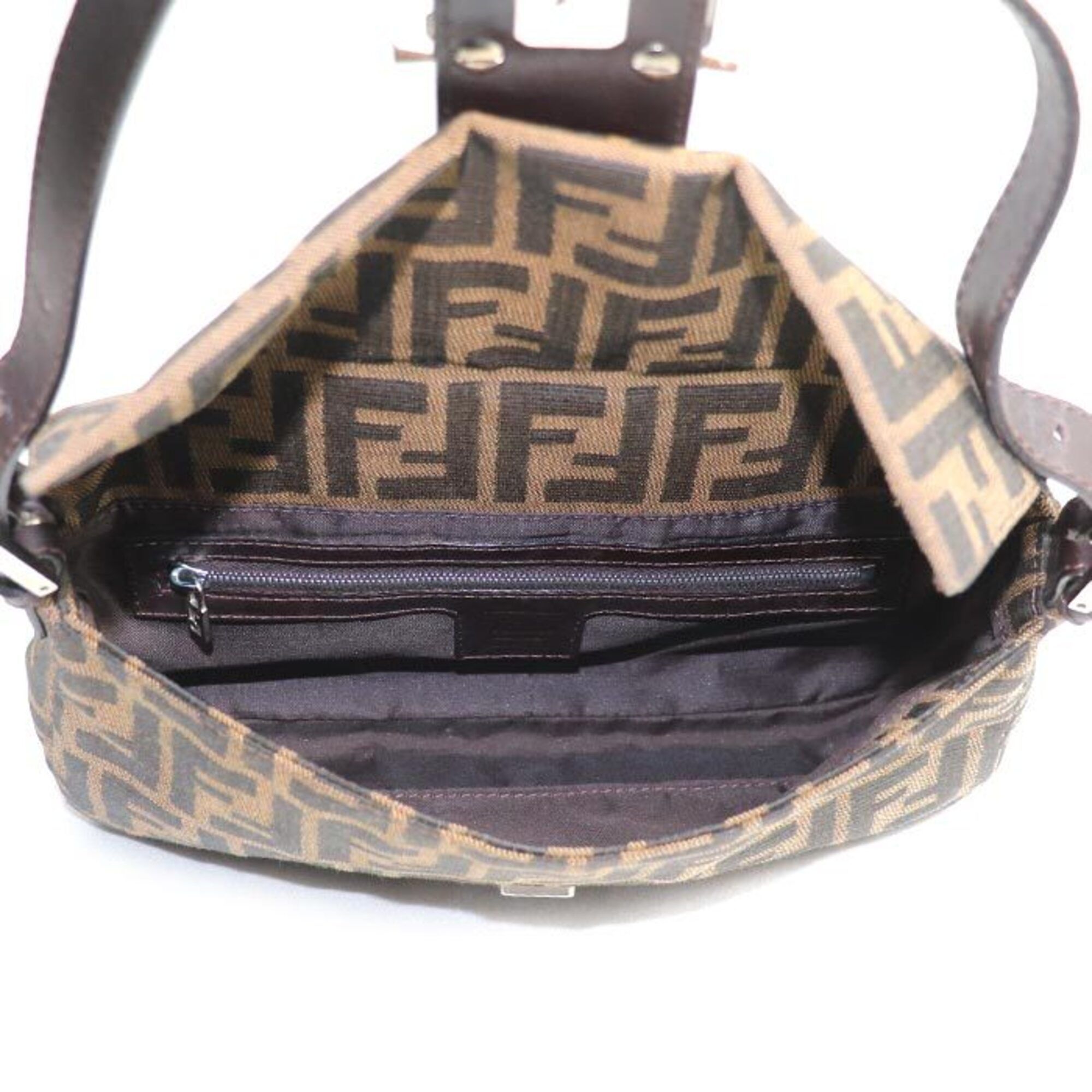 Canvas Leather Handbag (Pre-Owned) - Fendi - Modalova