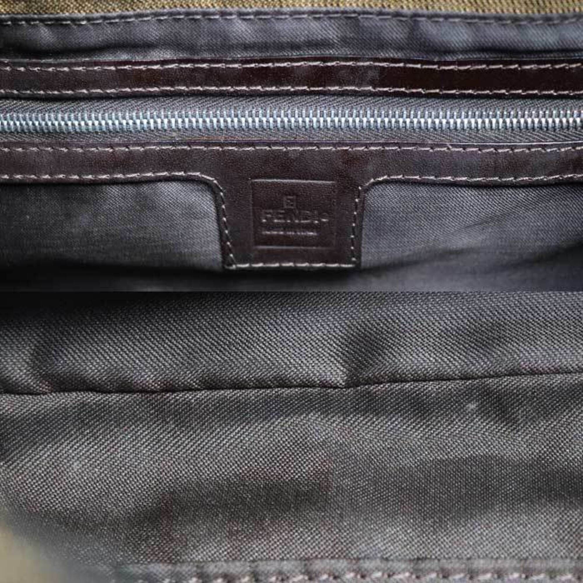 Canvas Leather Handbag (Pre-Owned) - Fendi - Modalova