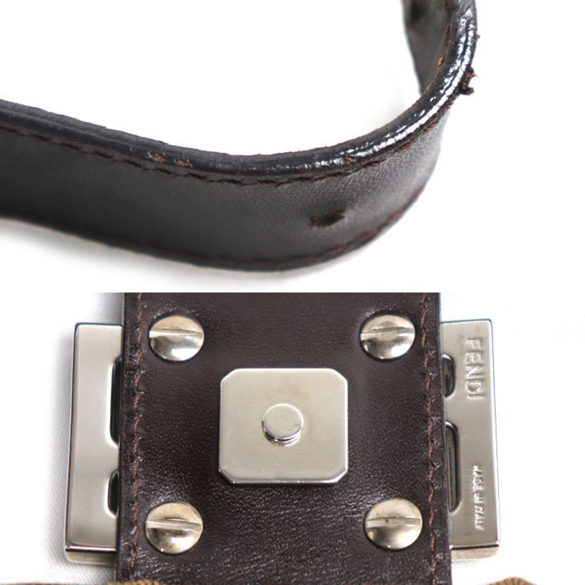 Canvas Leather Handbag (Pre-Owned) - Fendi - Modalova