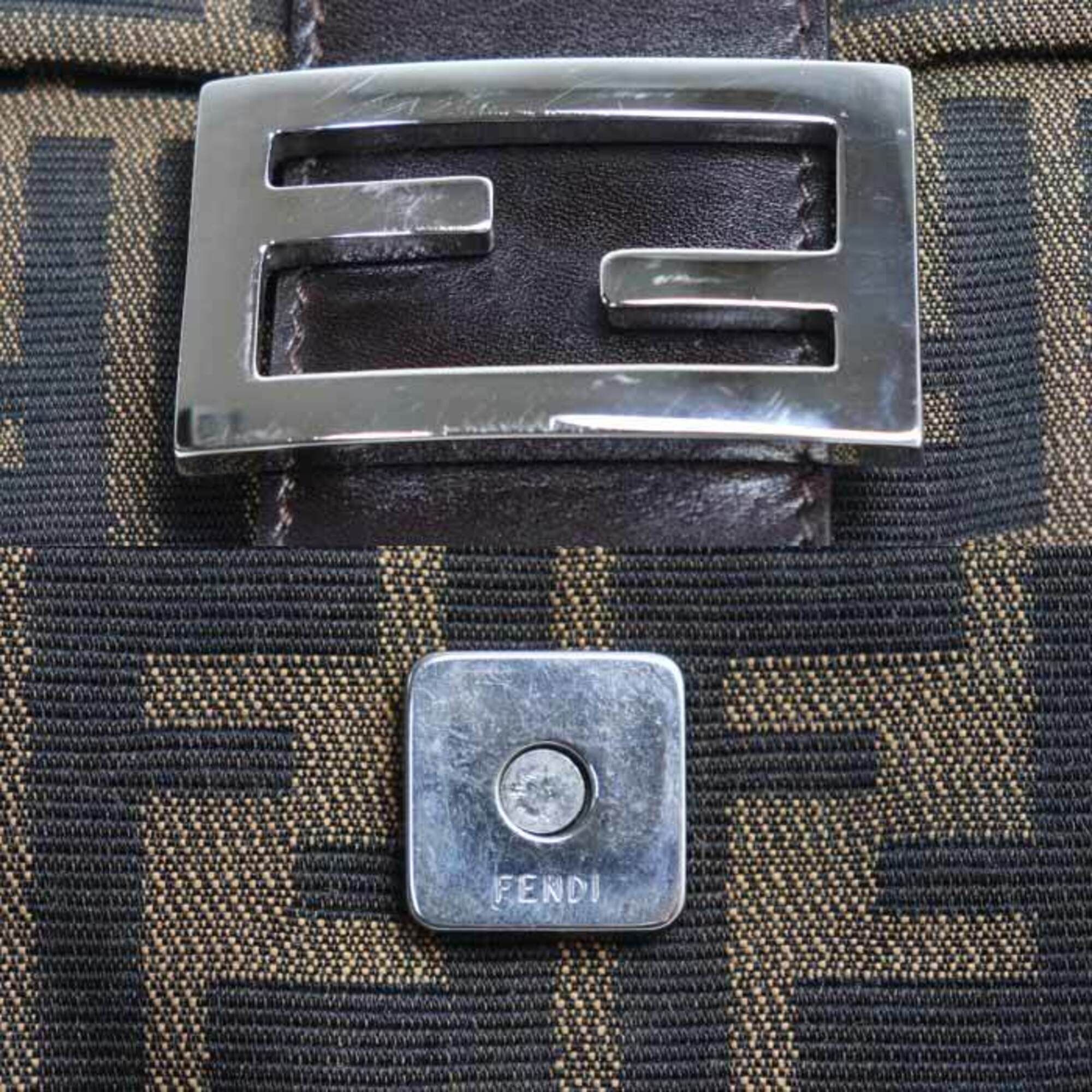 Canvas Leather Handbag (Pre-Owned) - Fendi - Modalova