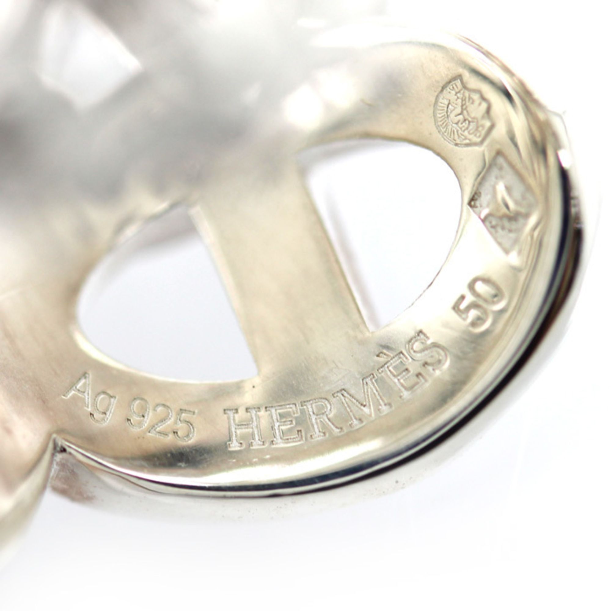 Silver 925 Band Ring (Pre-Owned) - Hermes - Modalova