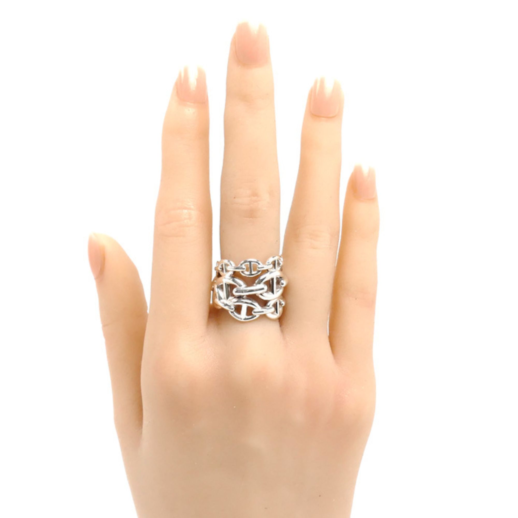 Silver 925 Band Ring (Pre-Owned) - Hermes - Modalova