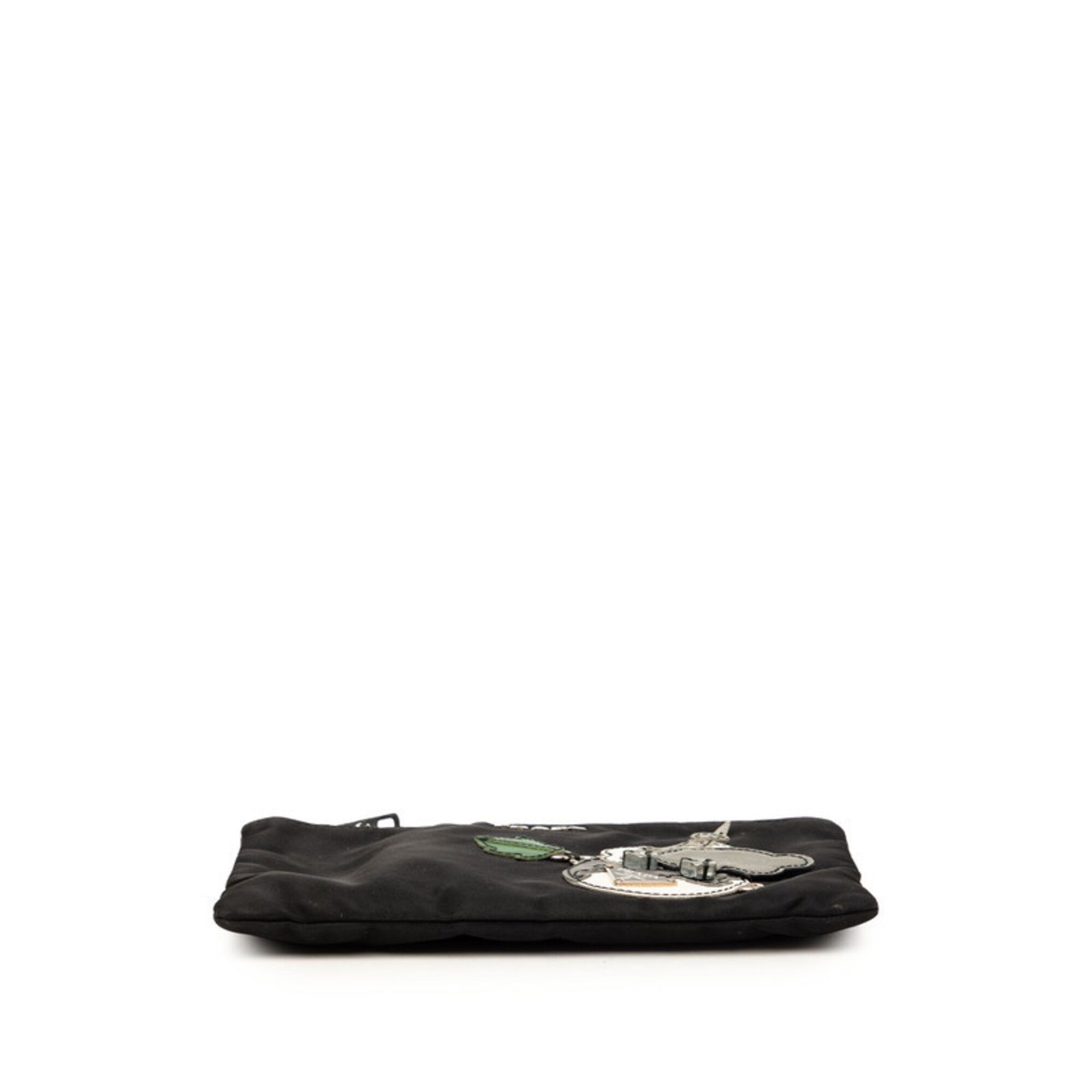 Nylon Leather Handbag Pouch (Pre-Owned) - Prada - Modalova