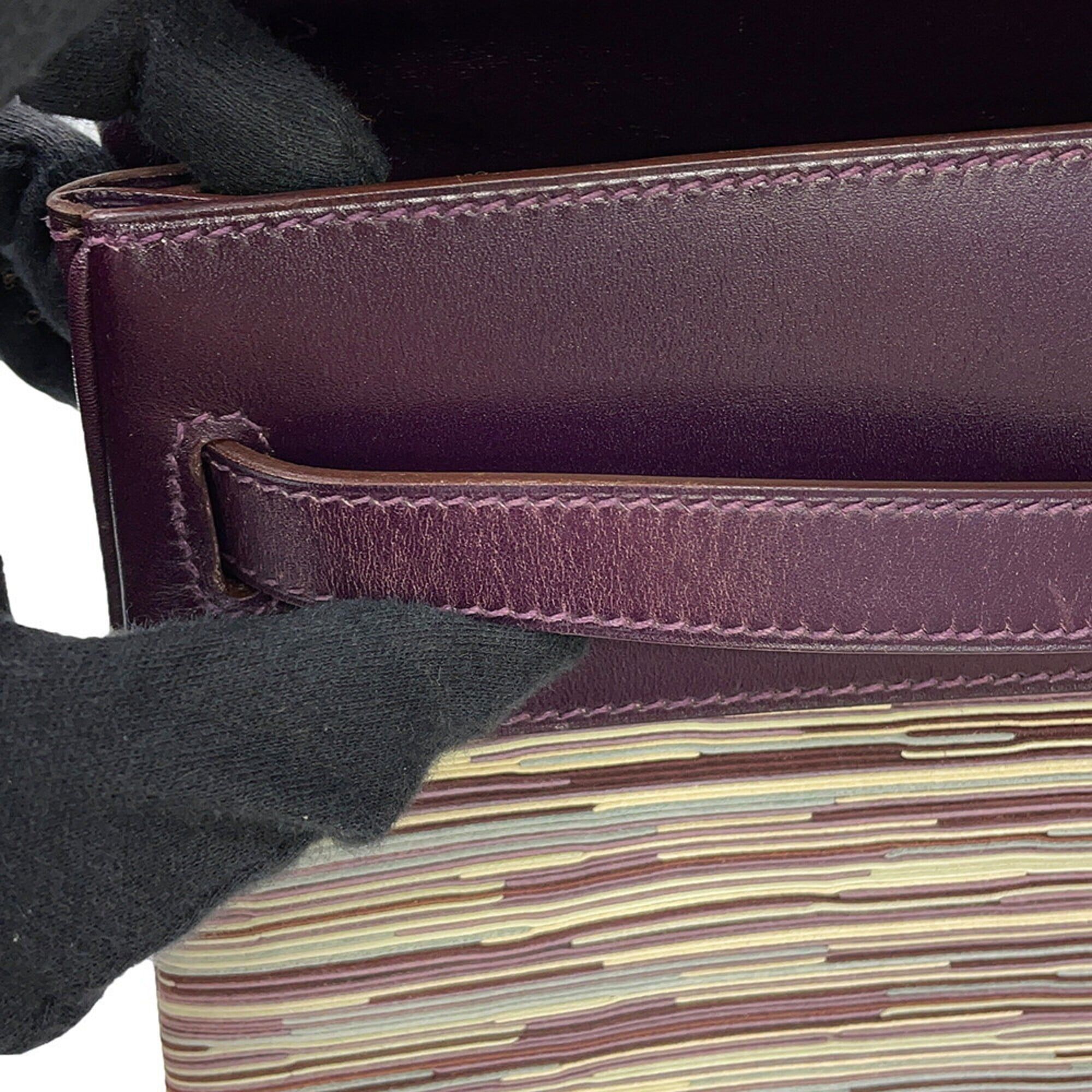 Box Calf Leather Leather Handbag (Pre-Owned) - Hermes - Modalova