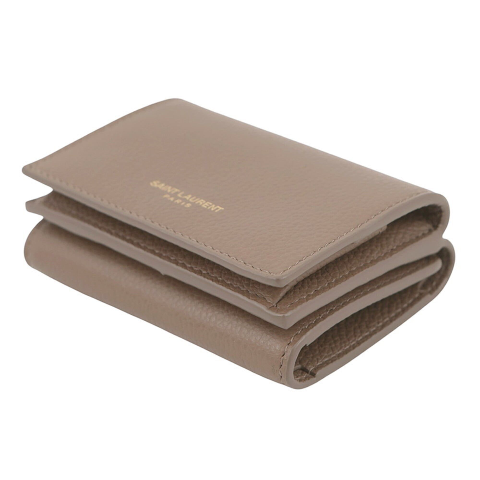 Leather Wallet (Tri-Fold) (Pre-Owned) - Yves Saint Laurent - Modalova