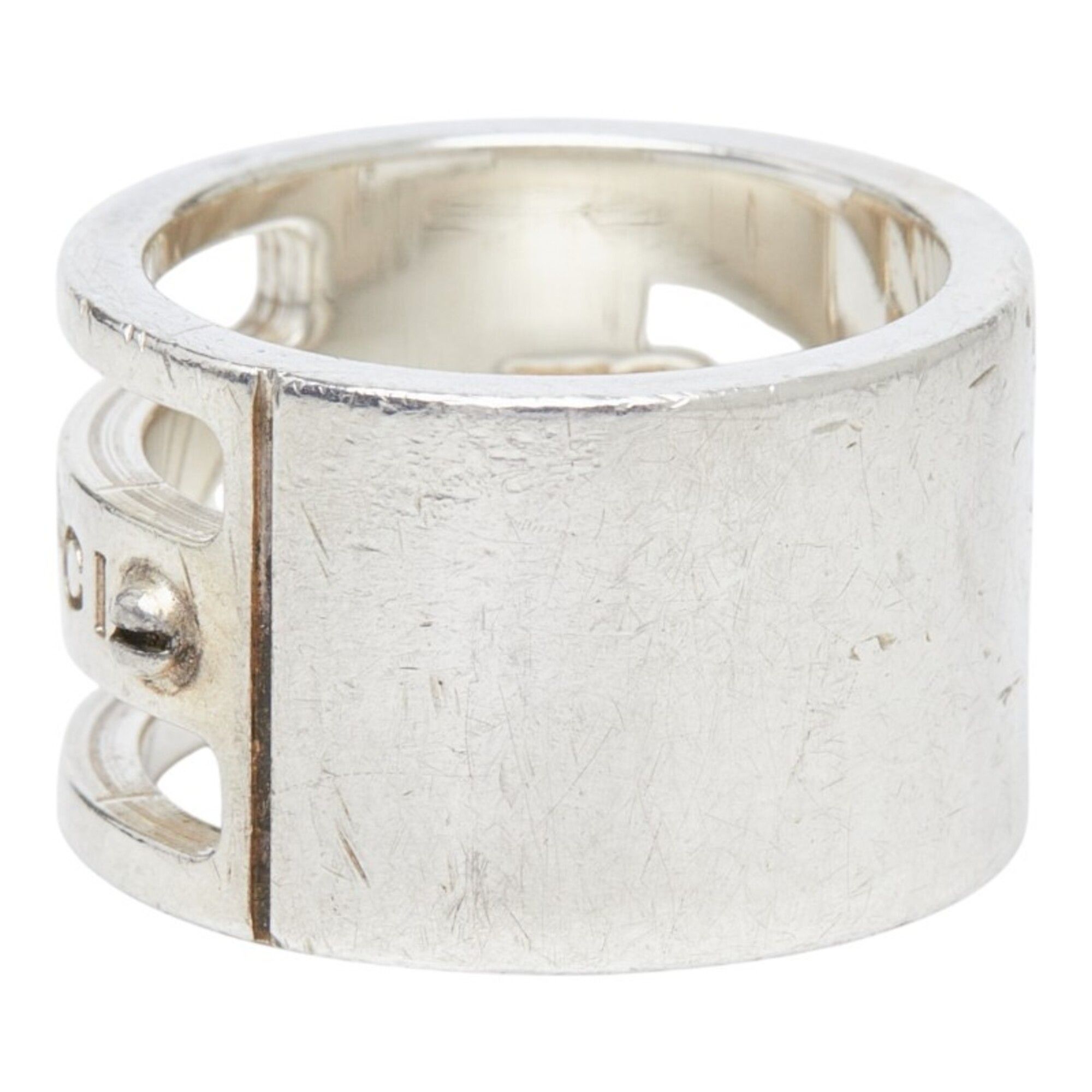 Silver 925 Band Ring (Pre-Owned) - Gucci - Modalova