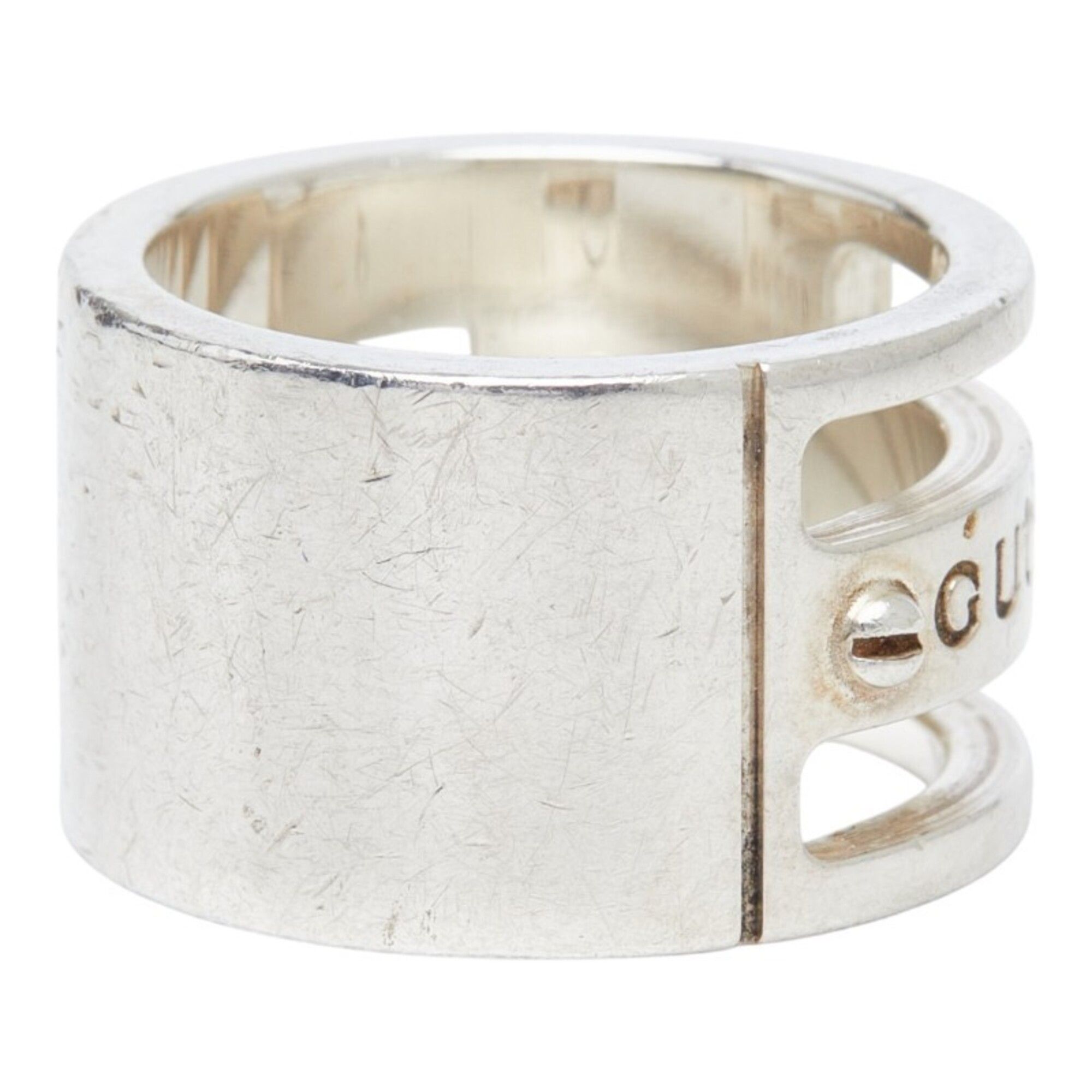 Silver 925 Band Ring (Pre-Owned) - Gucci - Modalova
