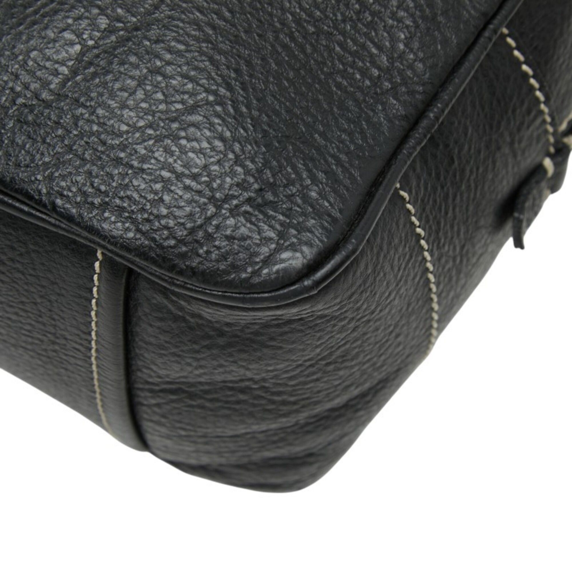 Leather Boston Bag Handbag (Pre-Owned) - Prada - Modalova